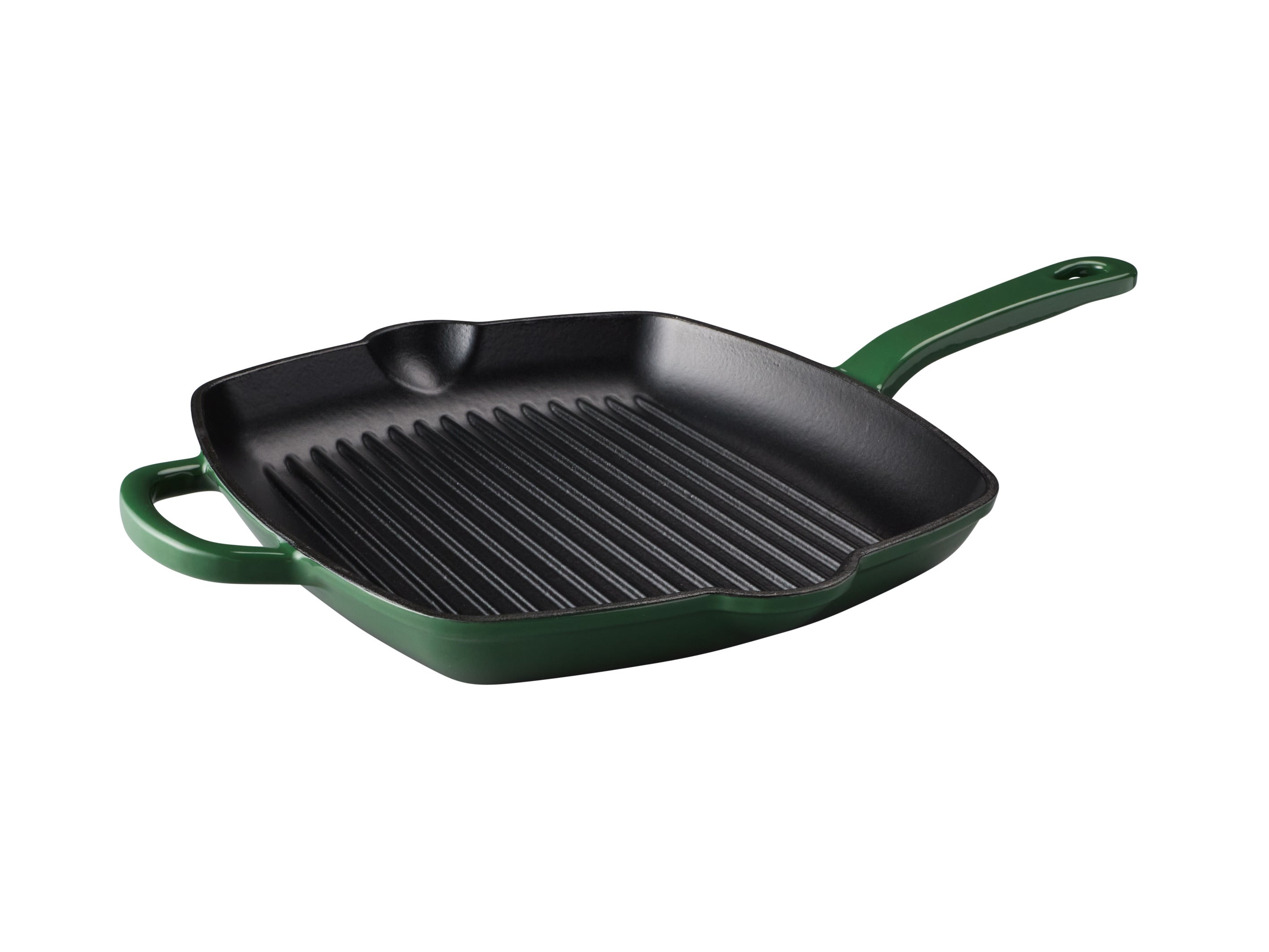 Maxwell & Williams Cast Iron Grill pan English Racing Green 26cm Gift Boxed