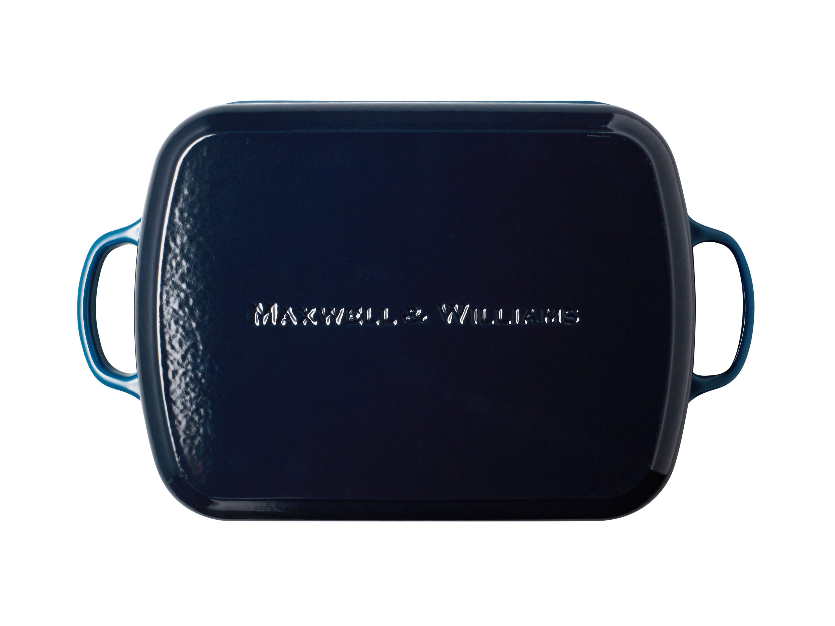 Maxwell & Williams Cast Iron Roaster Midnight Blue 34x26cm / 5L Gift Boxed