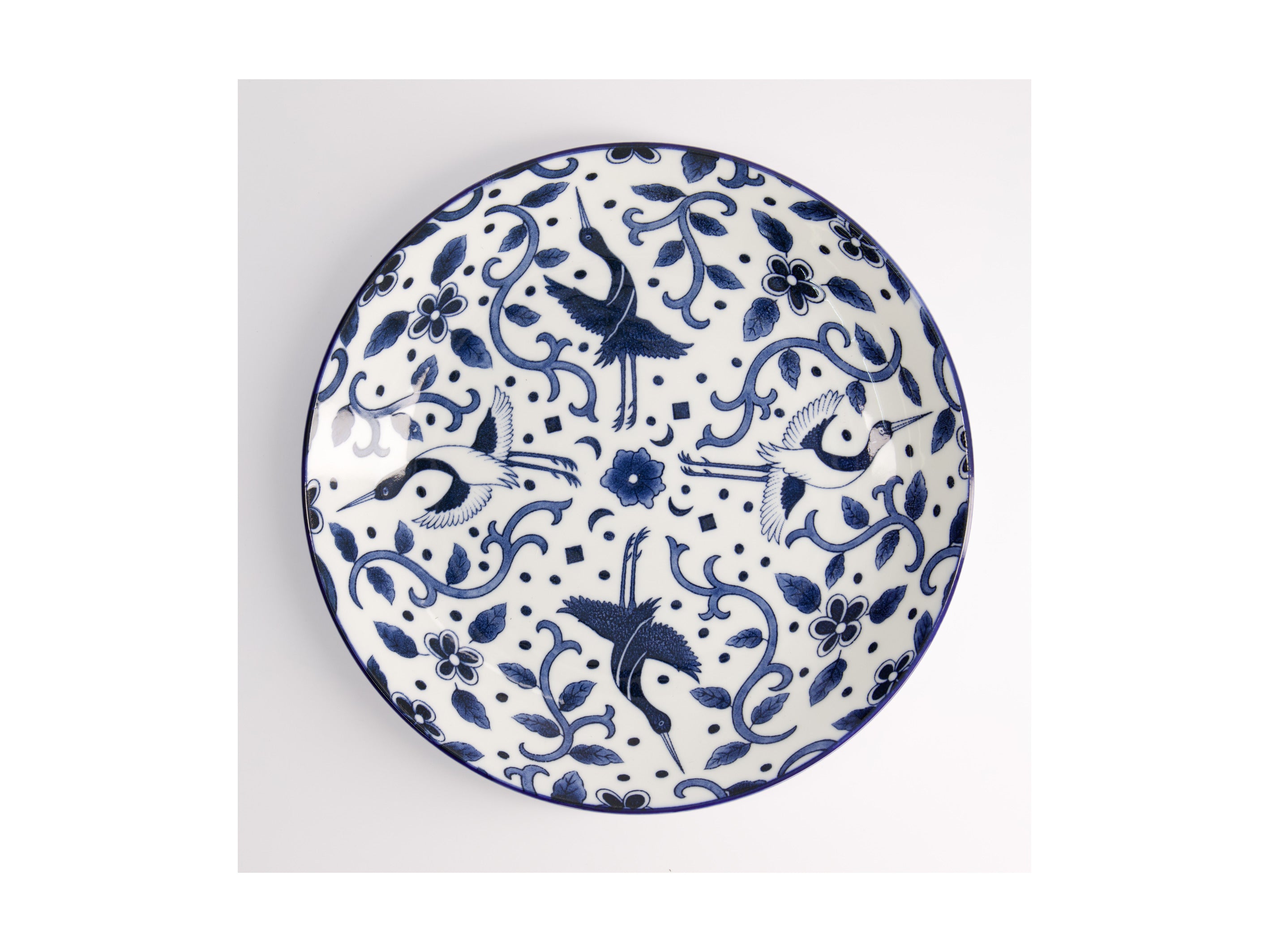 Tokyo Design Tokyo Blue Maizuru Round Plate Blue -  25cm