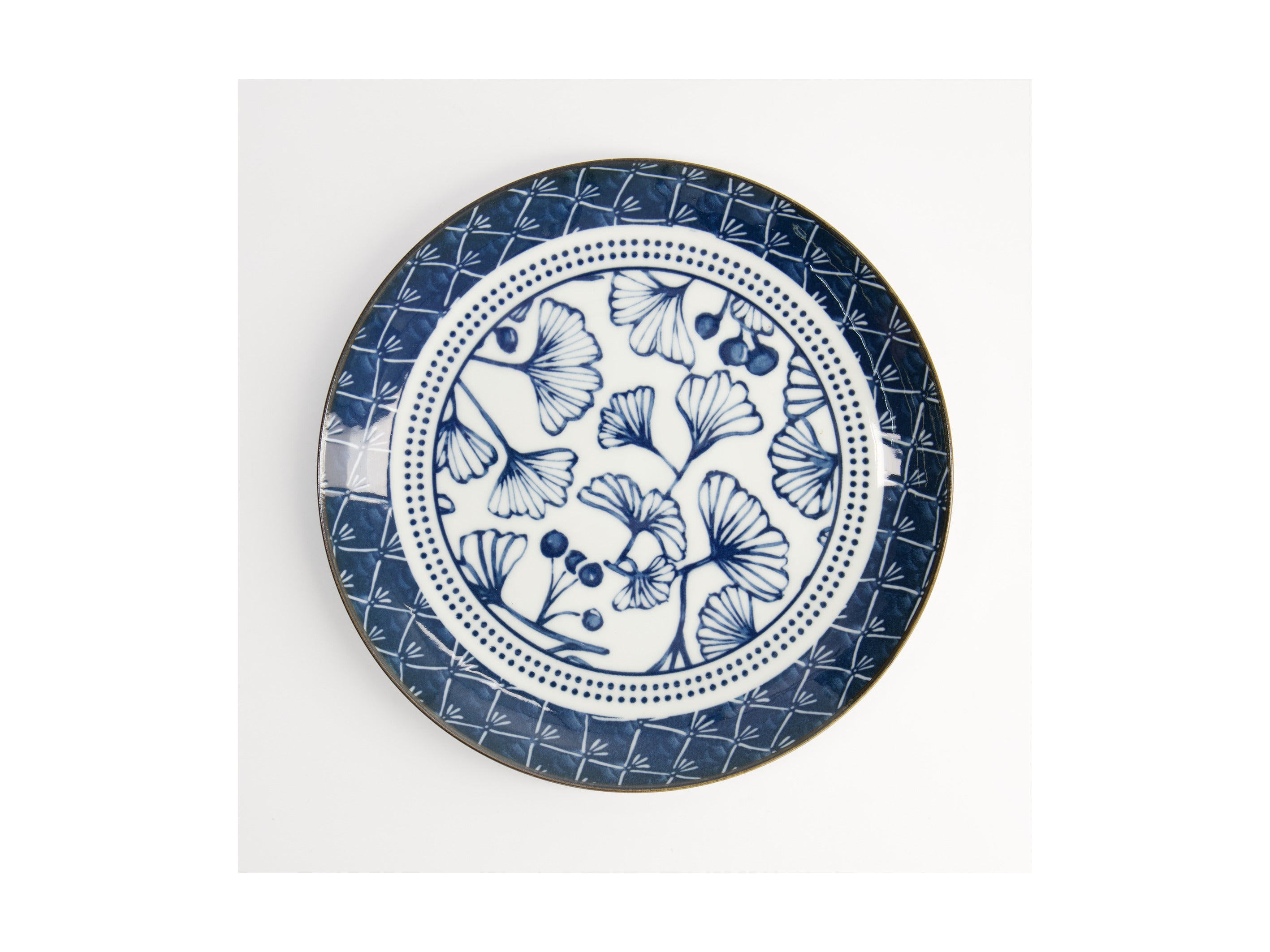 Tokyo Design Flora Japonica Plate 20cm - Gingko