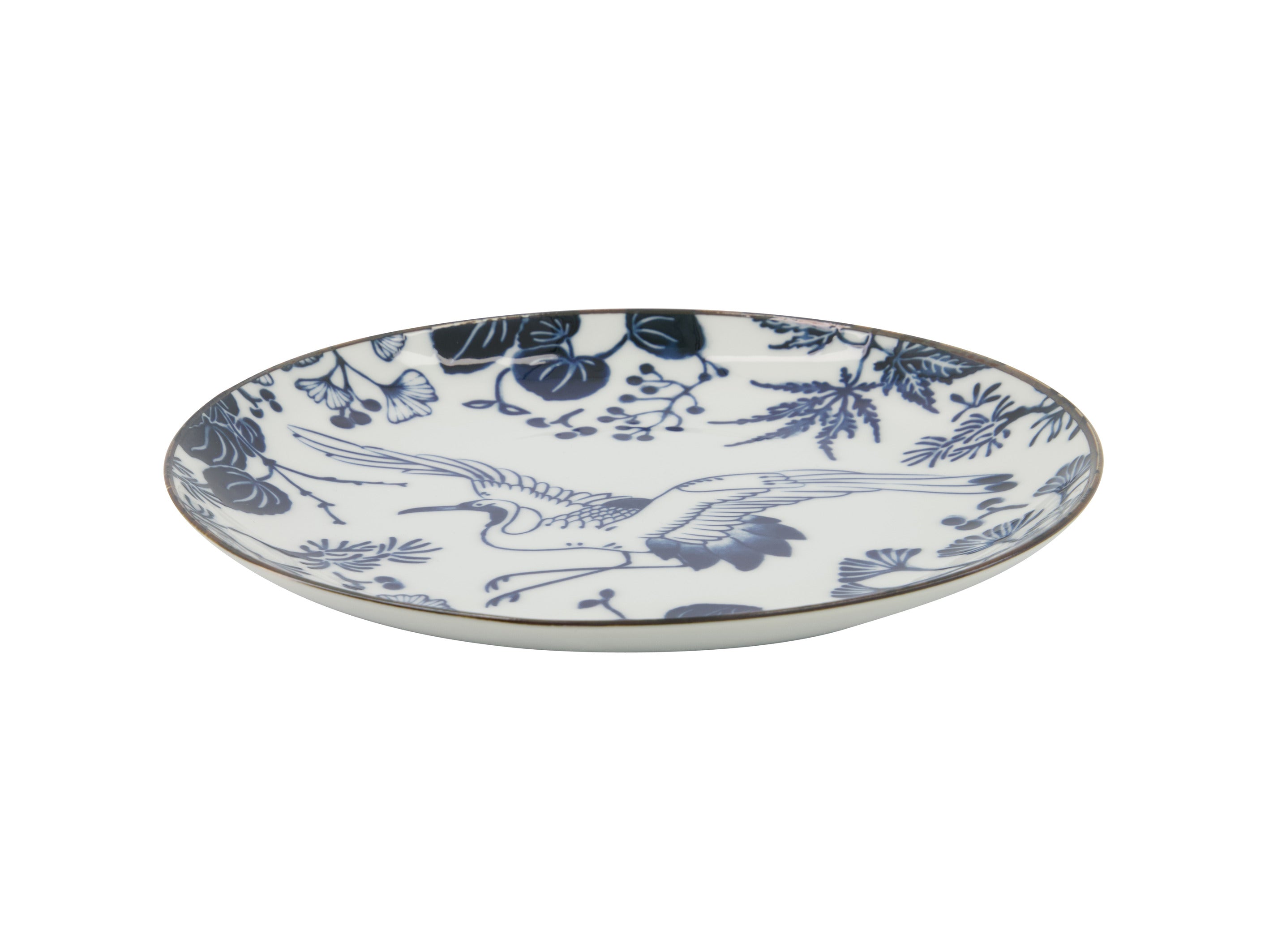 Tokyo Design Flora Japonica Plate 20cm - Crane