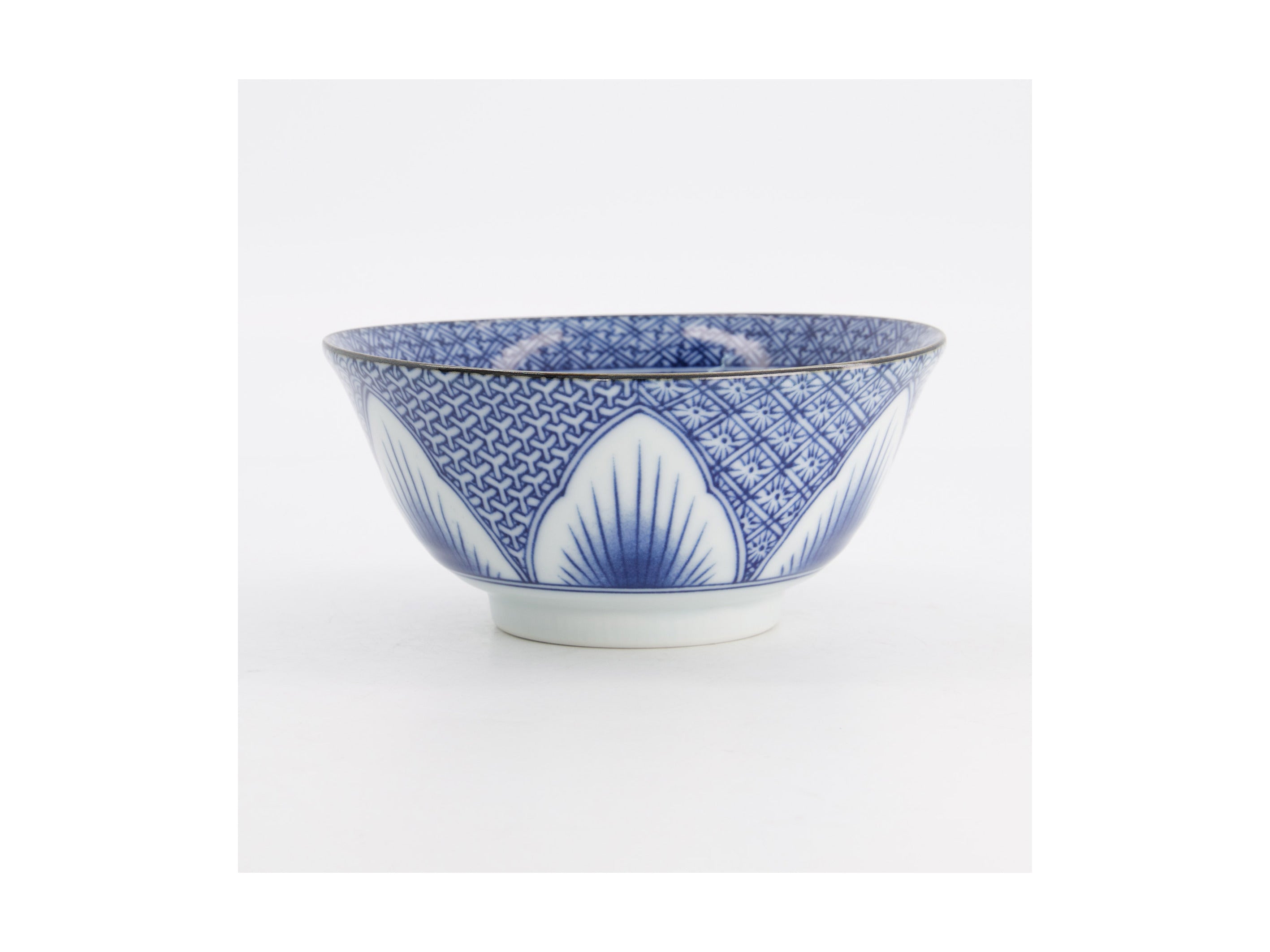Tokyo Design Studio Lily Flower Tayo Bowl 14x6cm Blue