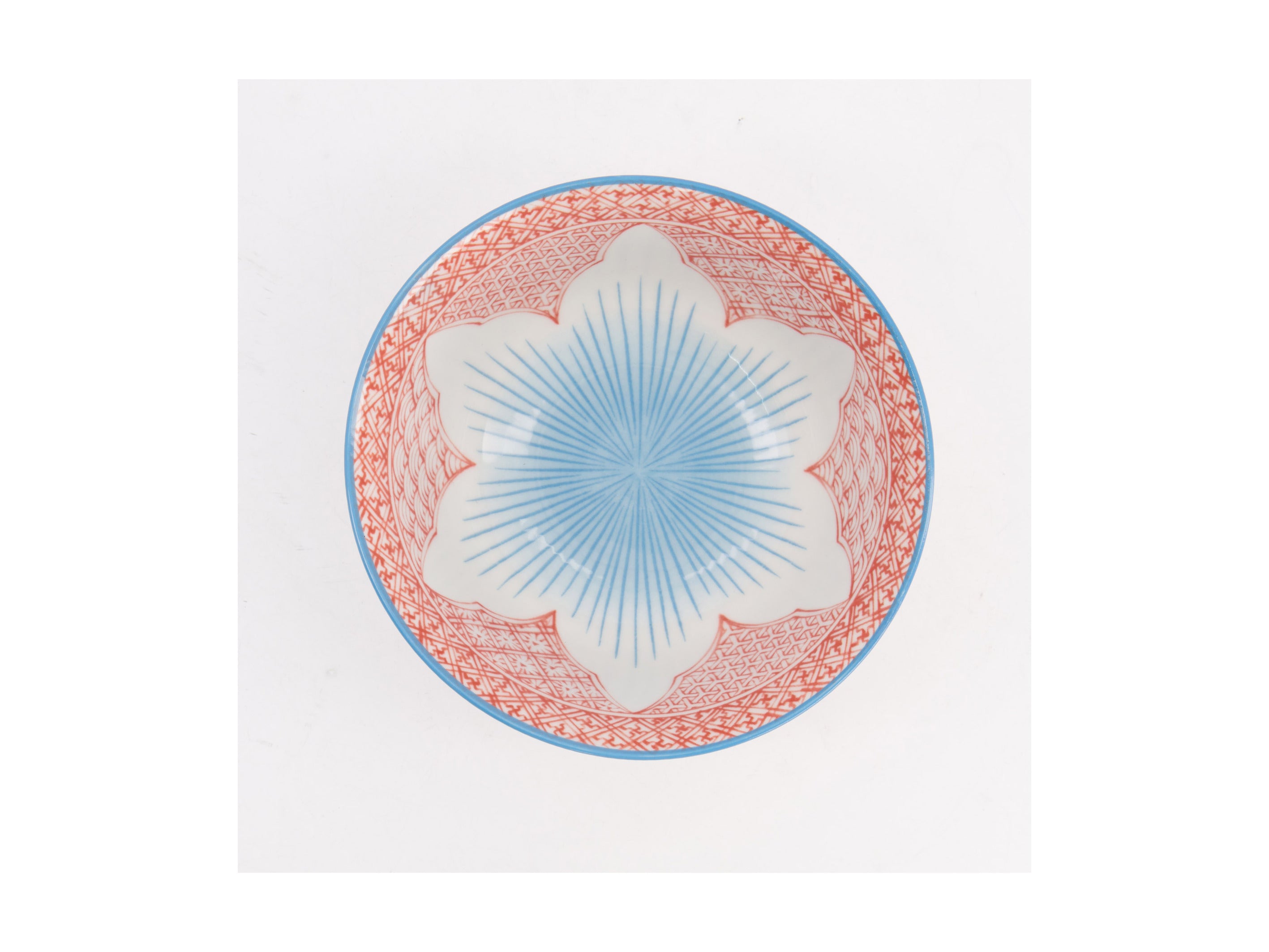 Tokyo Design Studio Lily Flower Tayo Bowl 14x6cm Red