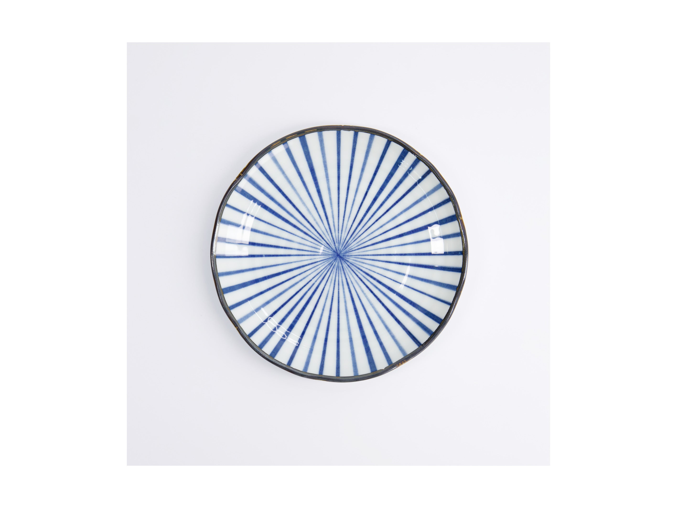 Tokyo Design Natsu Tokusa Plate Blue - 16.5cm
