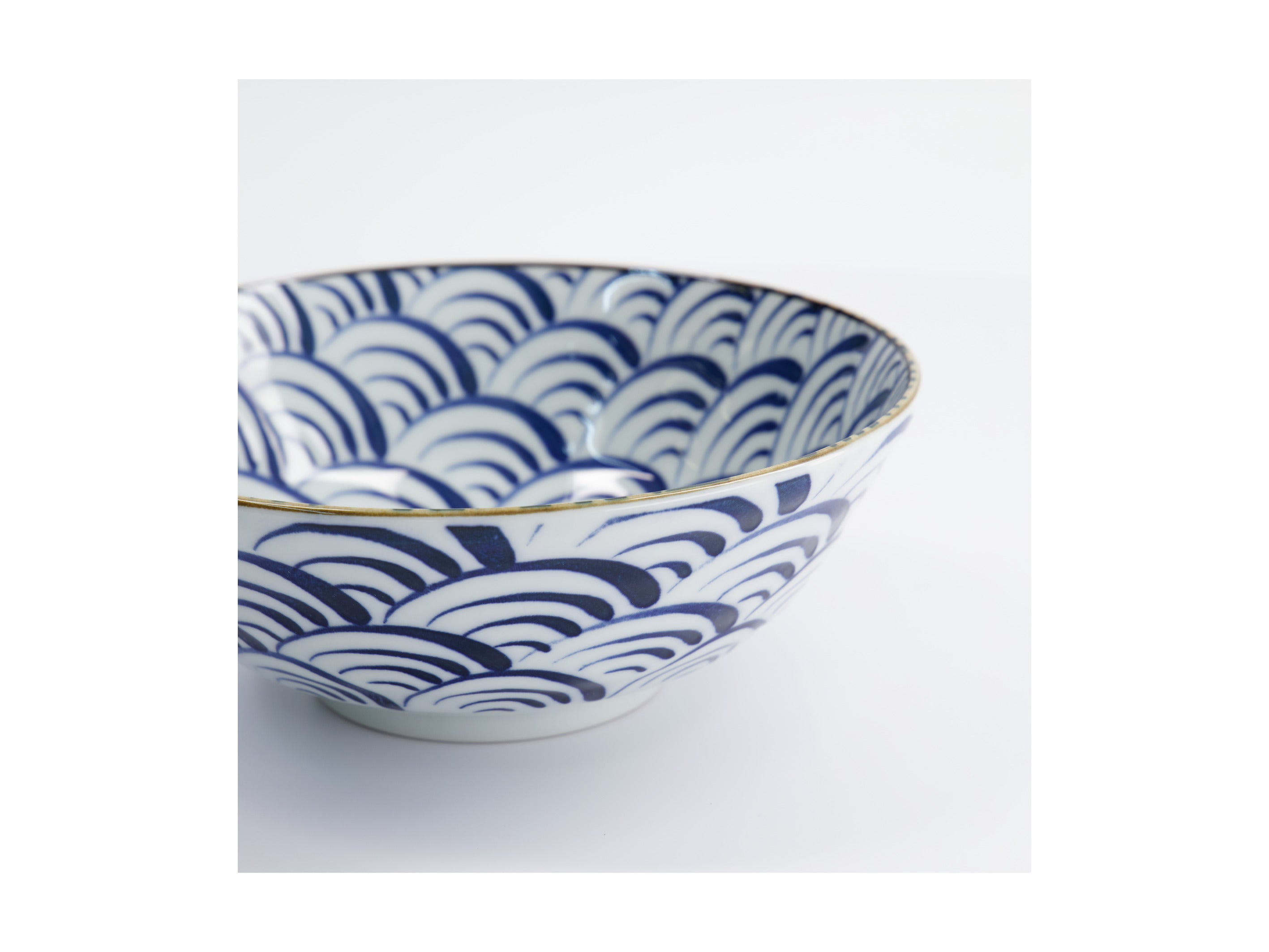 Tokyo Design Natsu Nami Ramen Bowl Blue - 21x8cm