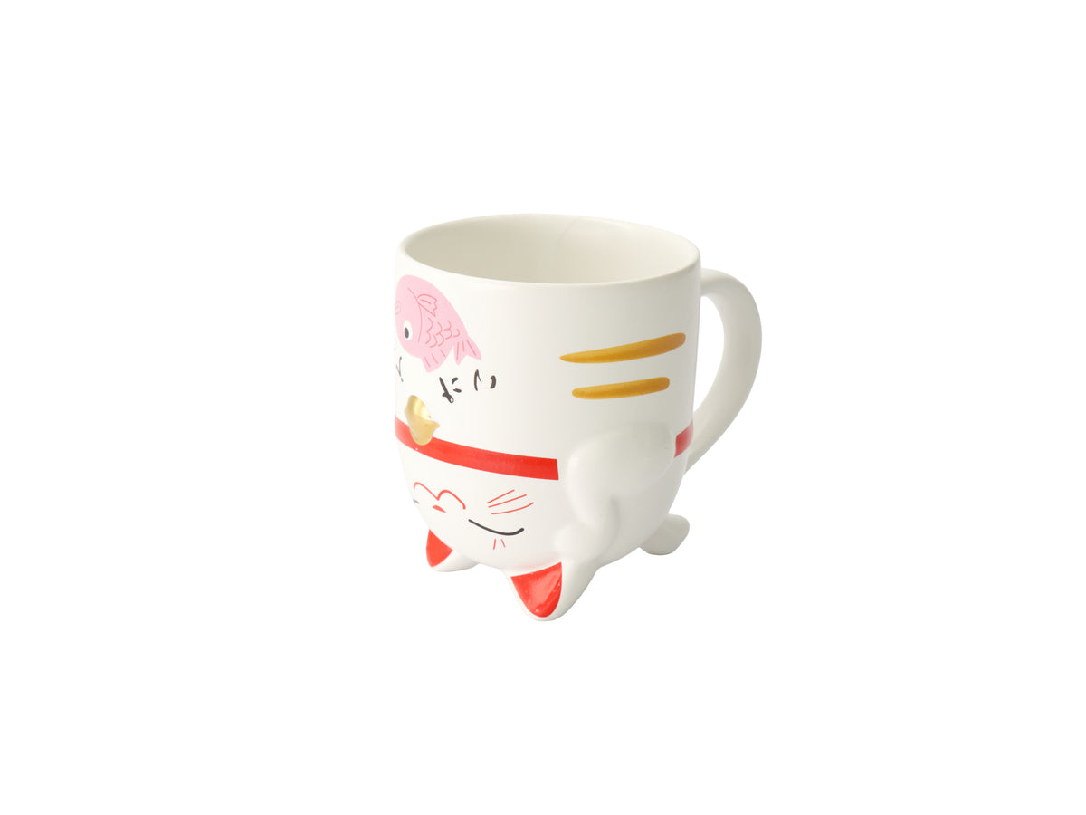 Tokyo Design Mug Mountain Mug 380ML Lucky Cat Pink Gift Boxed