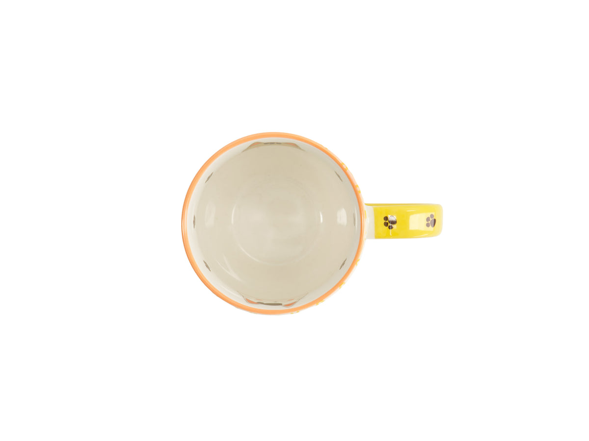 Tokyo Design Mug Mountain Mug 380ML Twin Cat Mustard Gift Boxed