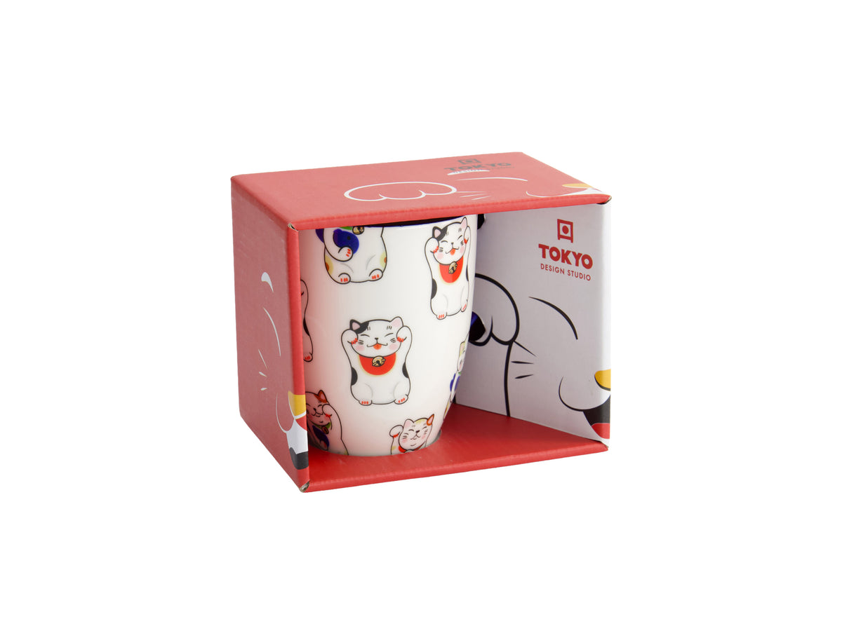 Tokyo Design Mug Mountain Mug 380ML White Classic Cat Gift Boxed
