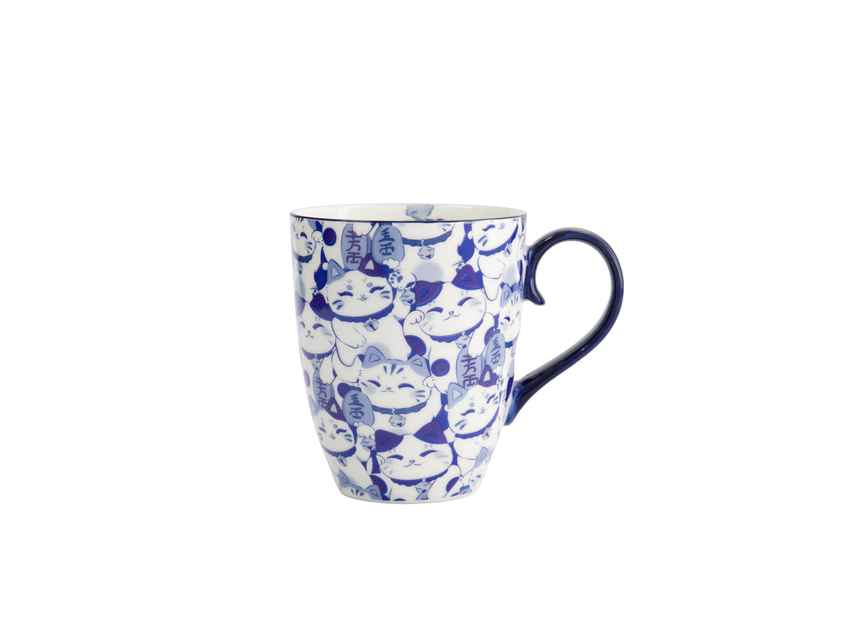 Tokyo Design Mug Mountain Mug 380ML Maneko Blue Gift Boxed
