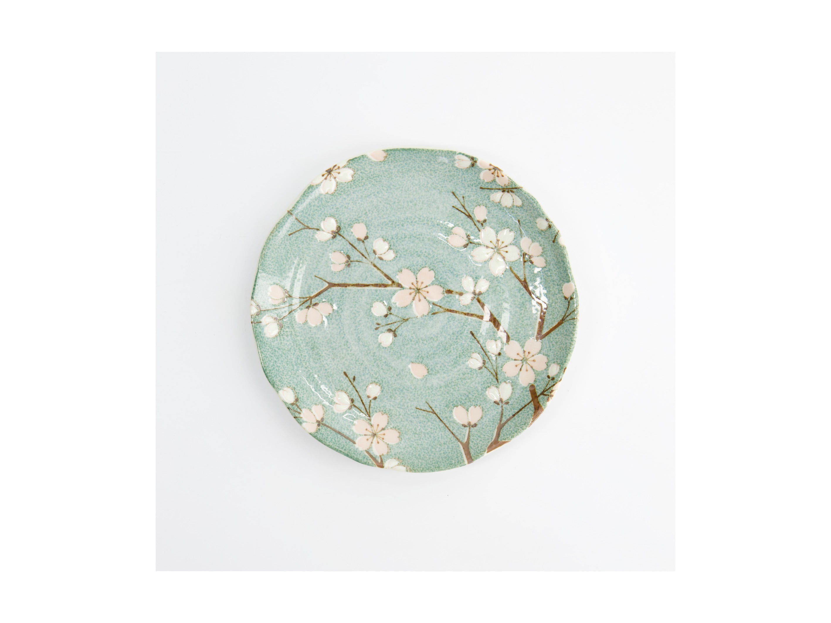 Tokyo Design Studio Fujisakura Plate 16.5x2cm Green