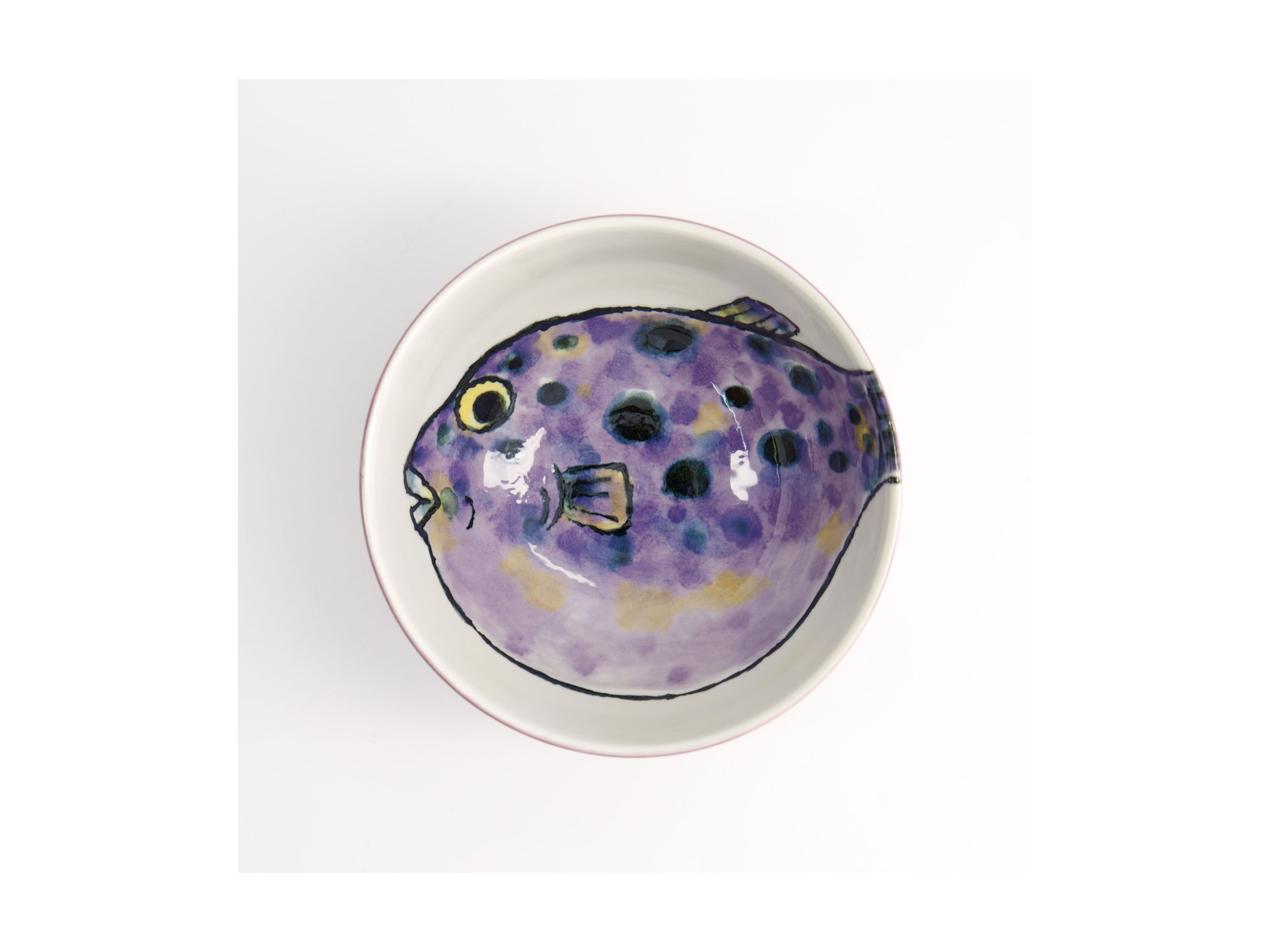 Tokyo Design Studio Seafood Bowl 13x7cm Fugu Purple