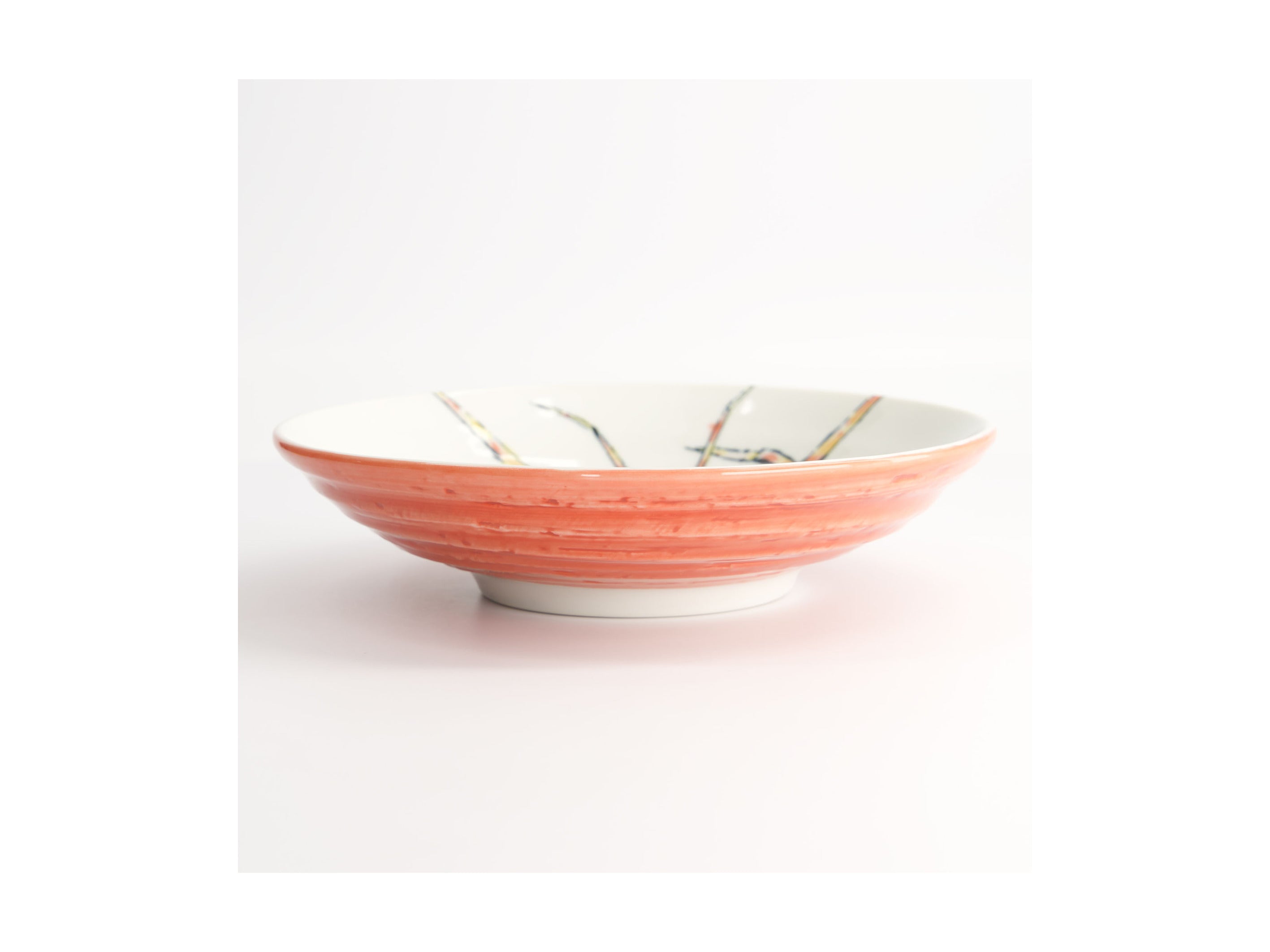 Tokyo Design Studio Seafood Deep Plate 21.5x5cm Lobster Red