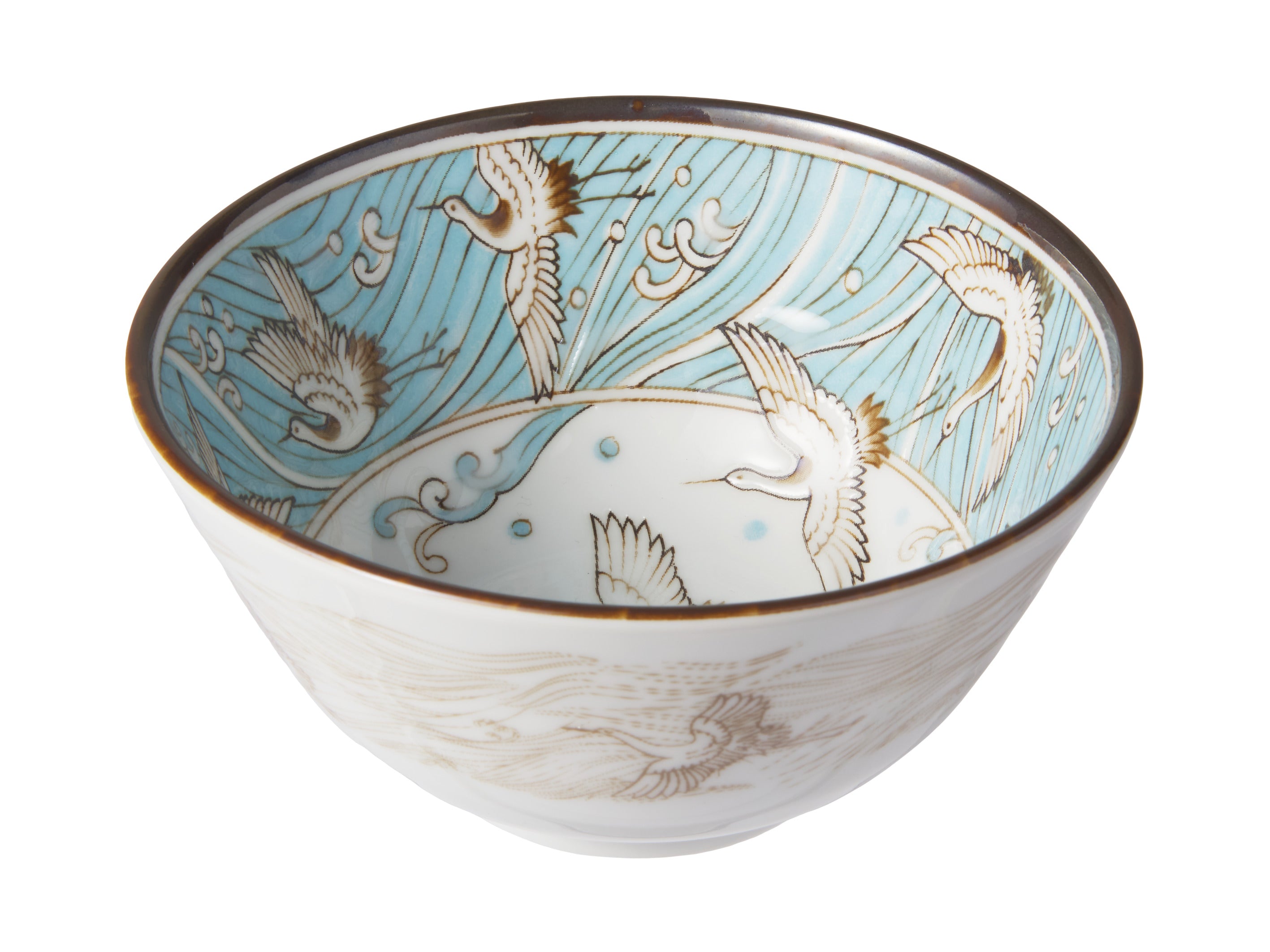 Tokyo Design Crane Bowl 12x6.4cm - Light Blue