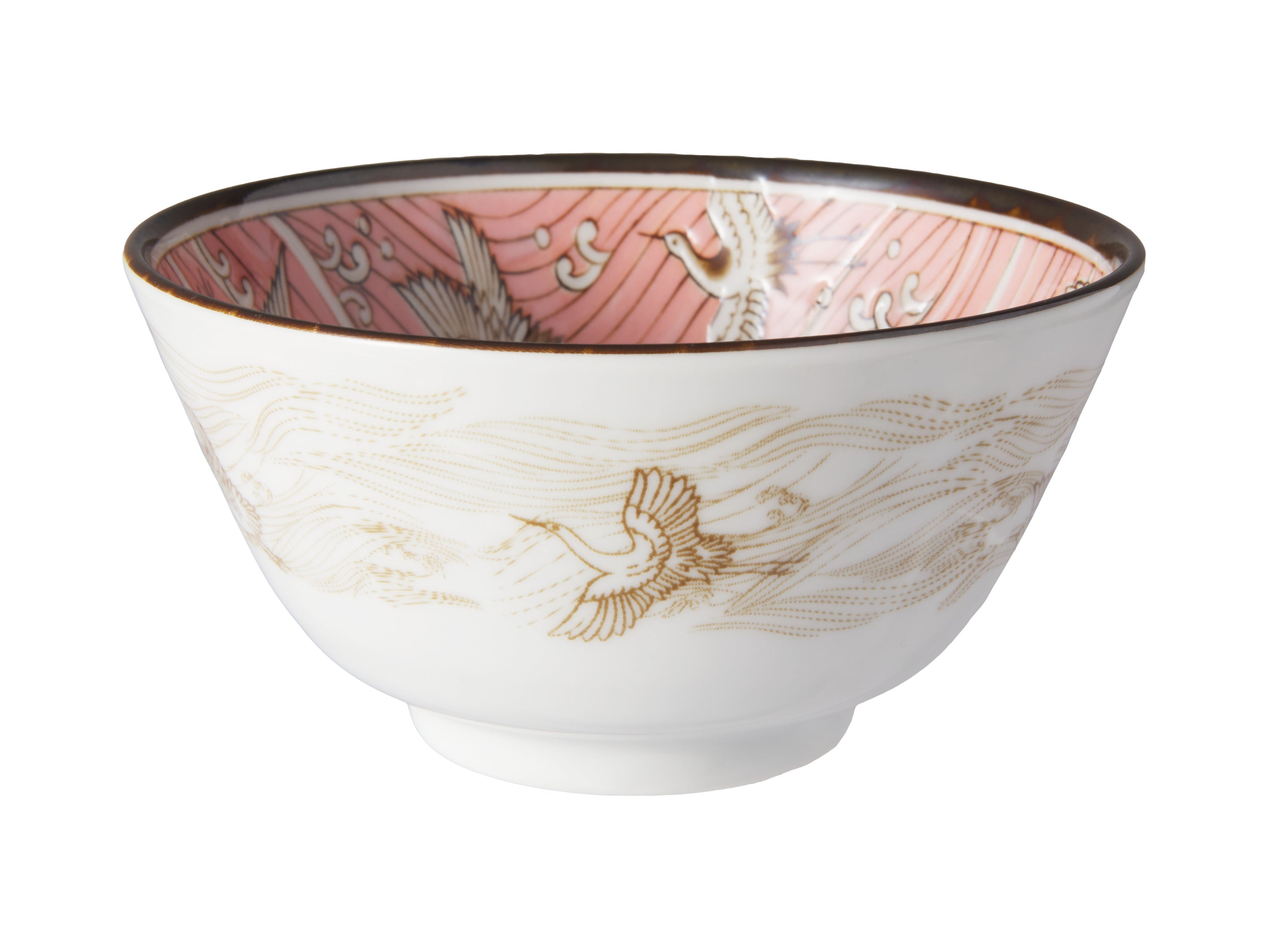 Tokyo Design Crane Bowl 12x6.4cm - Pink