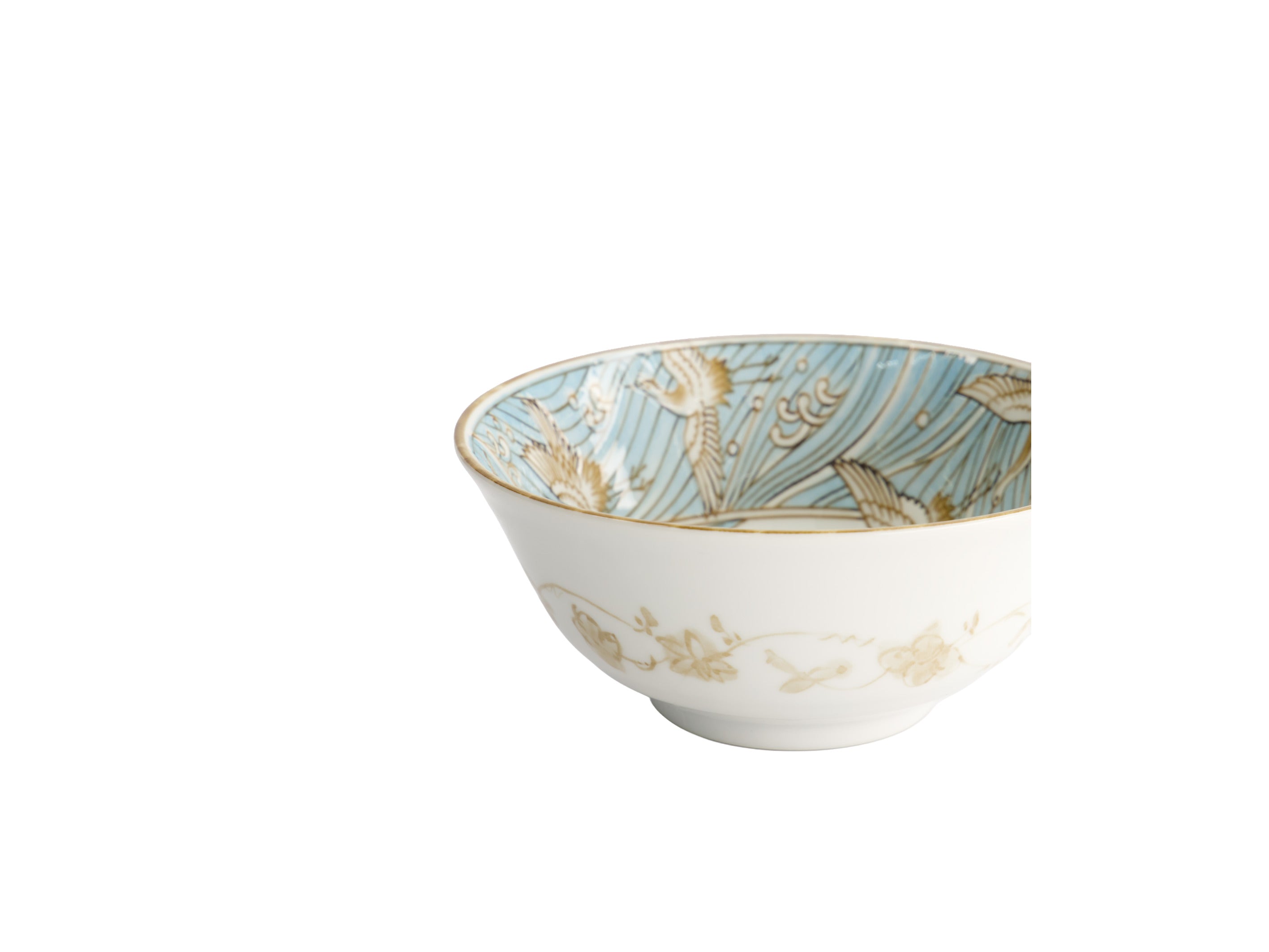 Tokyo Design Crane Tayo Bowl 15.2x6.7cm - Light Blue