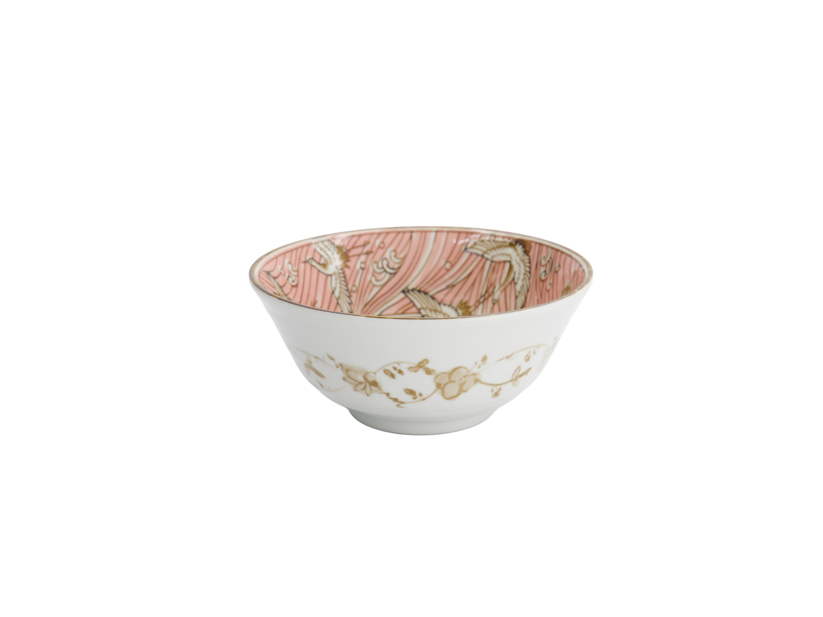 Tokyo Design Crane Tayo Bowl 15.2x6.7cm - Pink