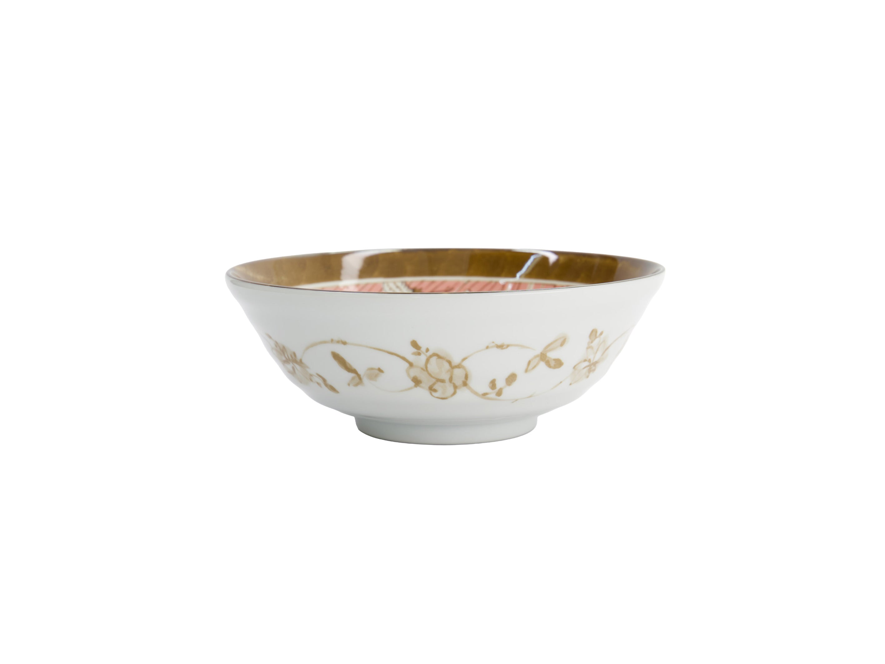 Tokyo Design Crane Ramen Bowl 21x7.8cm - Pink