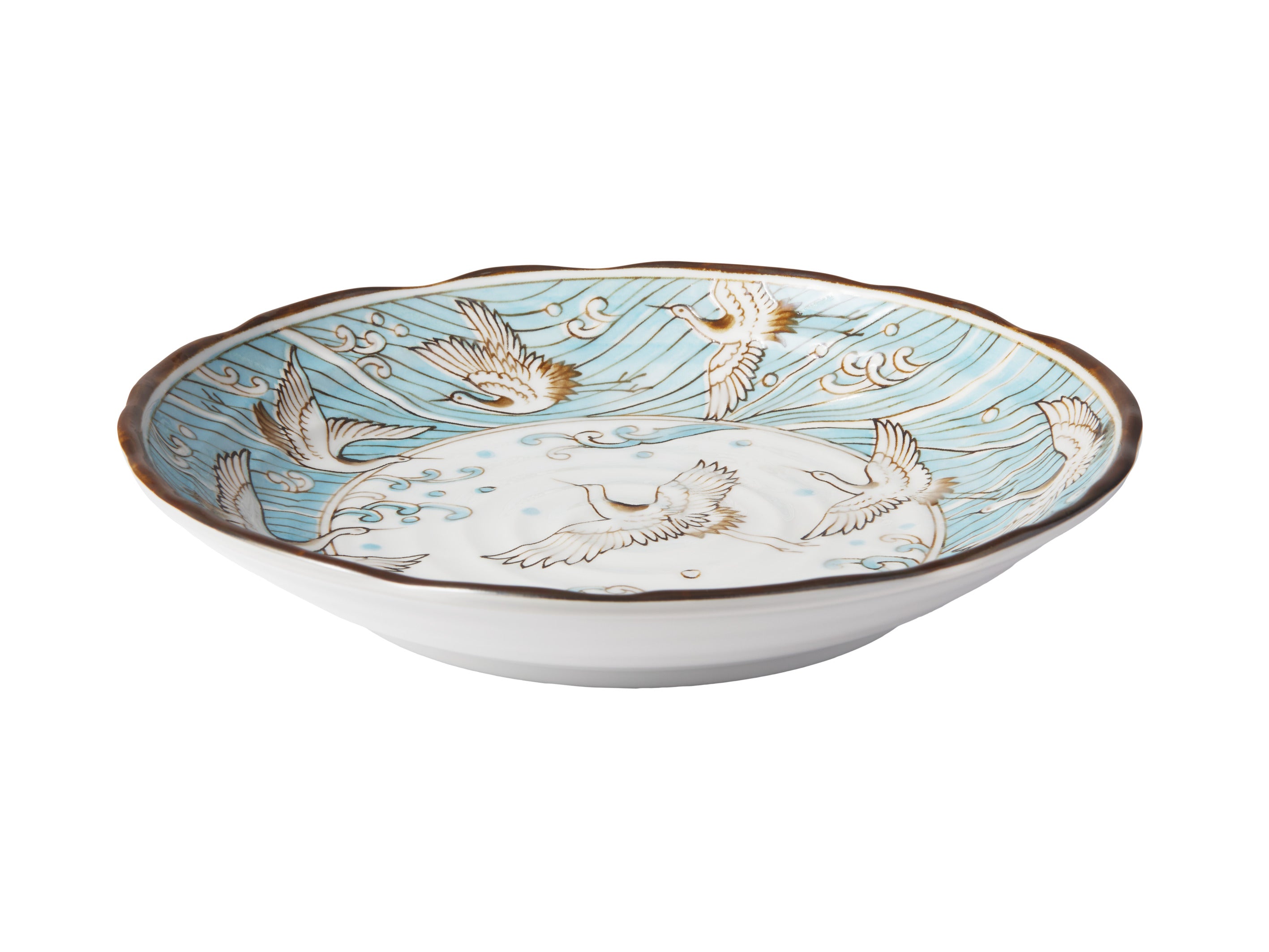 Tokyo Design Crane Plate 22cm - Light Blue