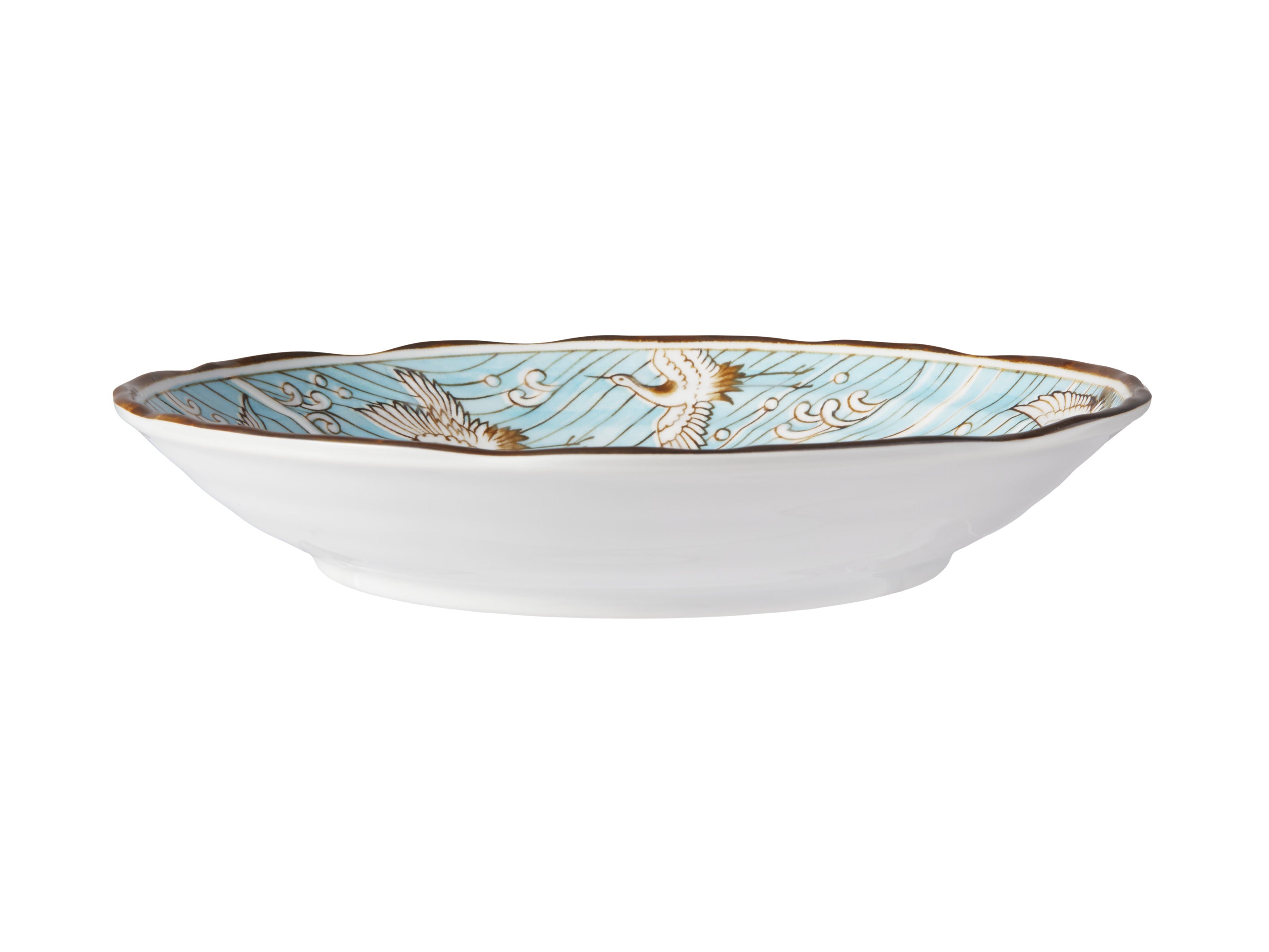 Tokyo Design Crane Plate 22cm - Light Blue