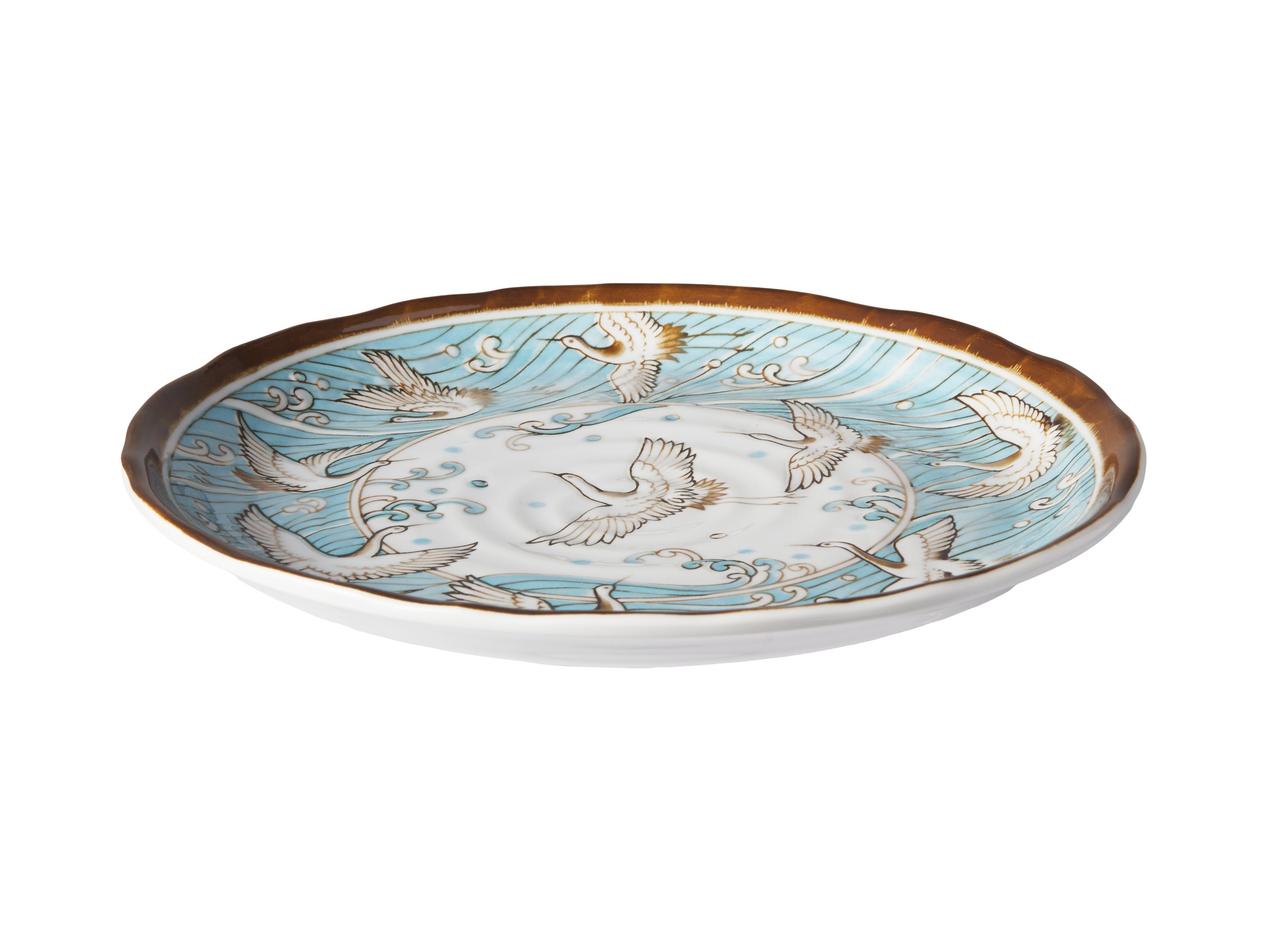Tokyo Design Crane Plate 25cm - Light Blue