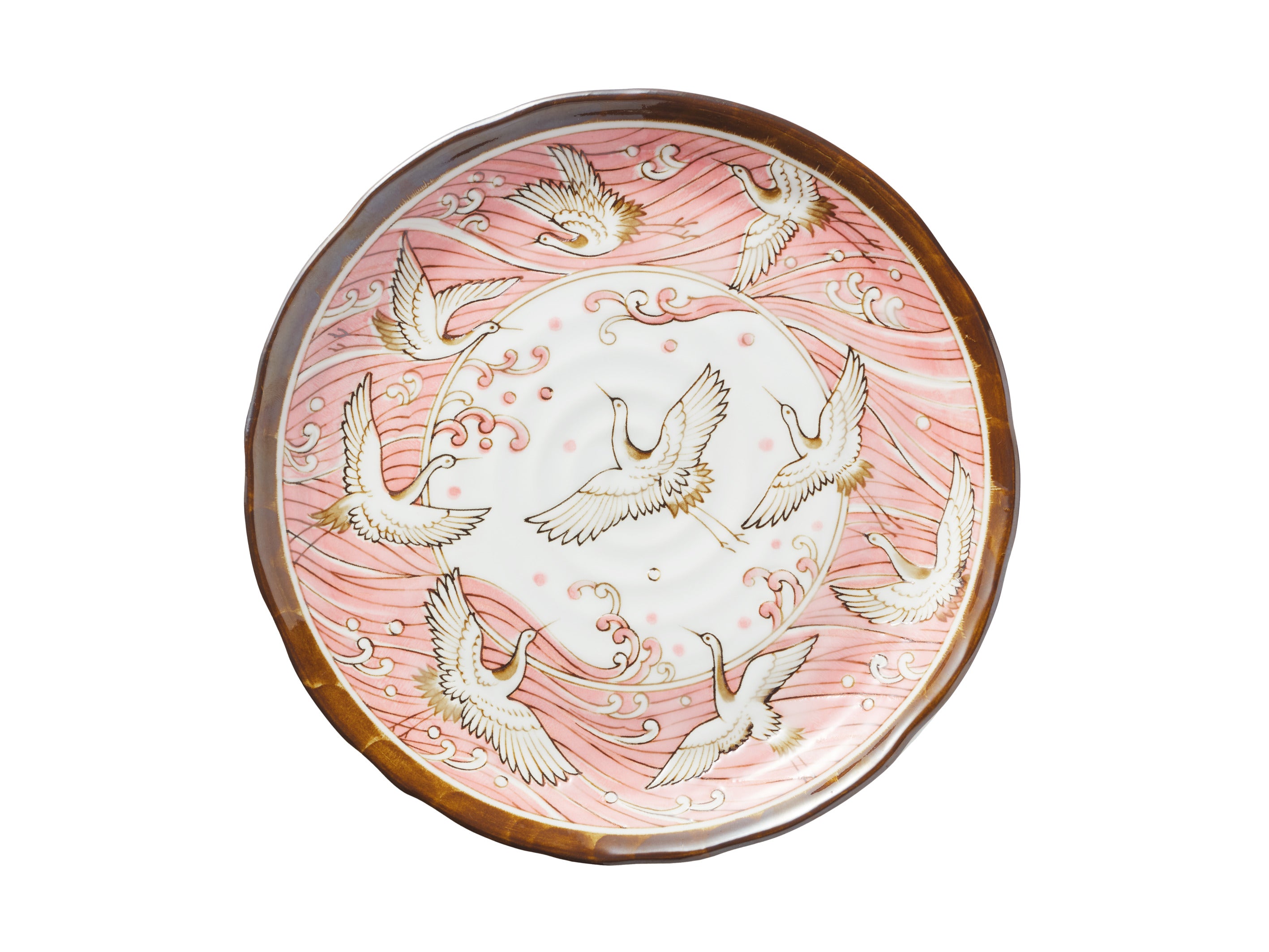 Tokyo Design Crane Plate 25cm - Pink