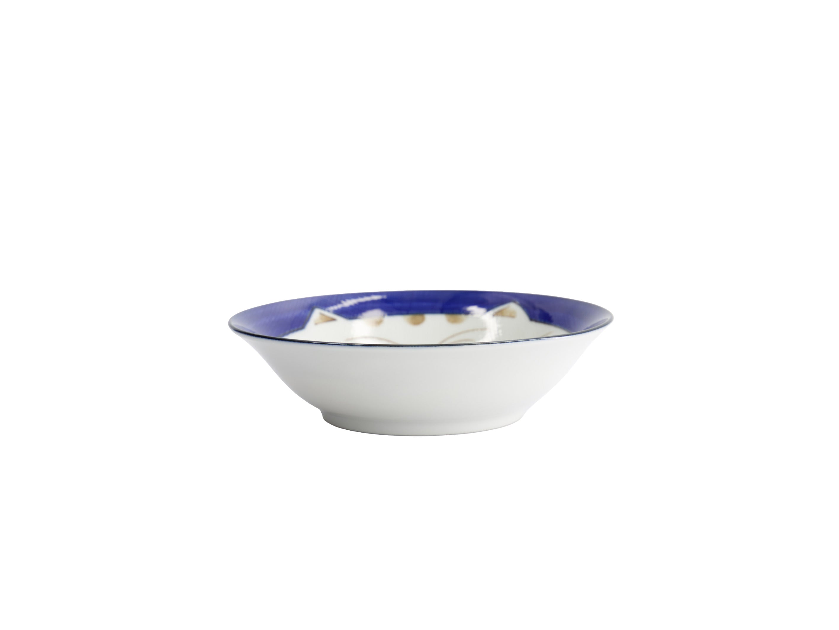 Tokyo Design Kawaii Neko Cat Bowl 16.5x5cm - Blue