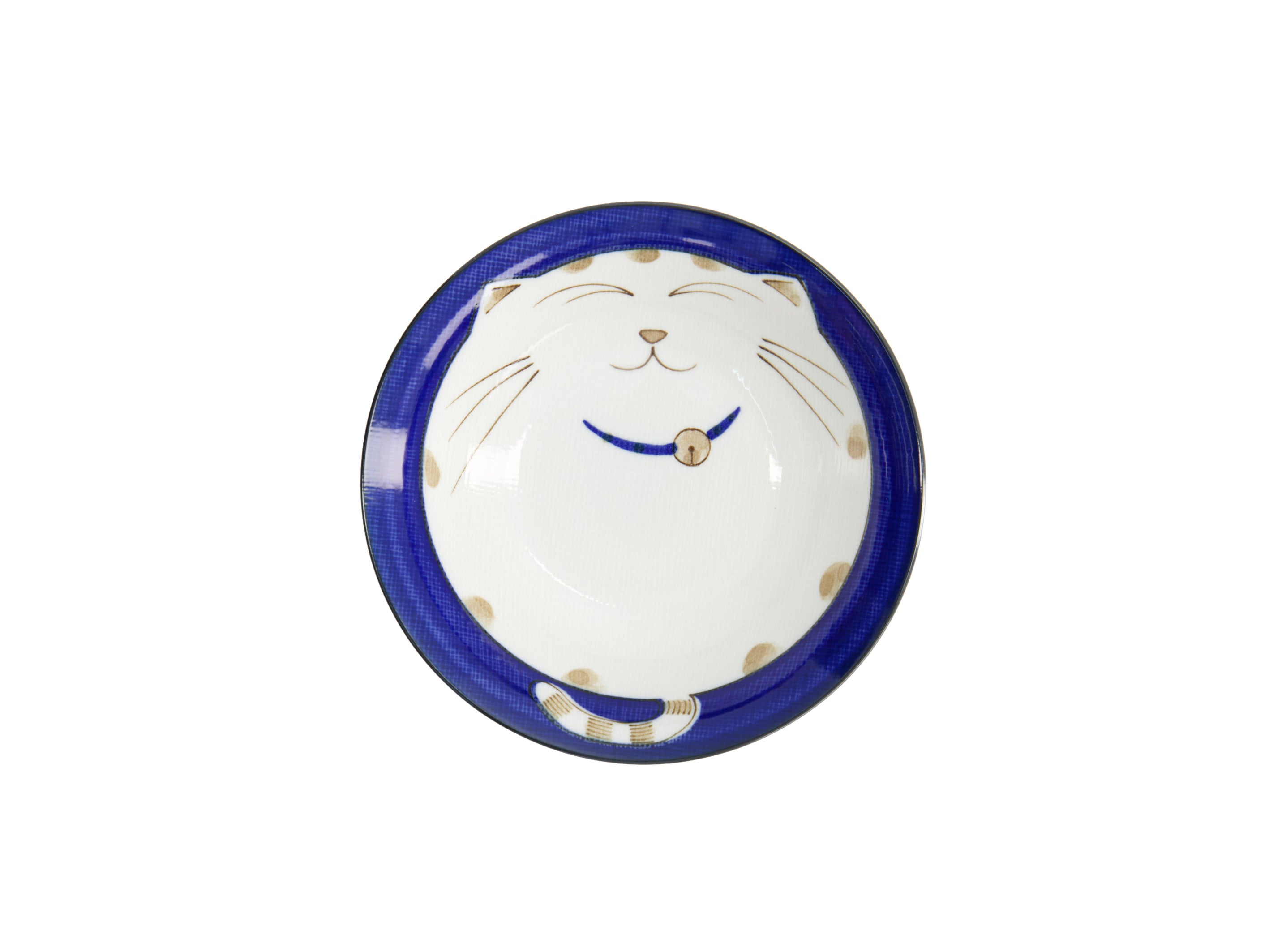 Tokyo Design Kawaii Neko Cat Bowl 16.5x5cm - Blue