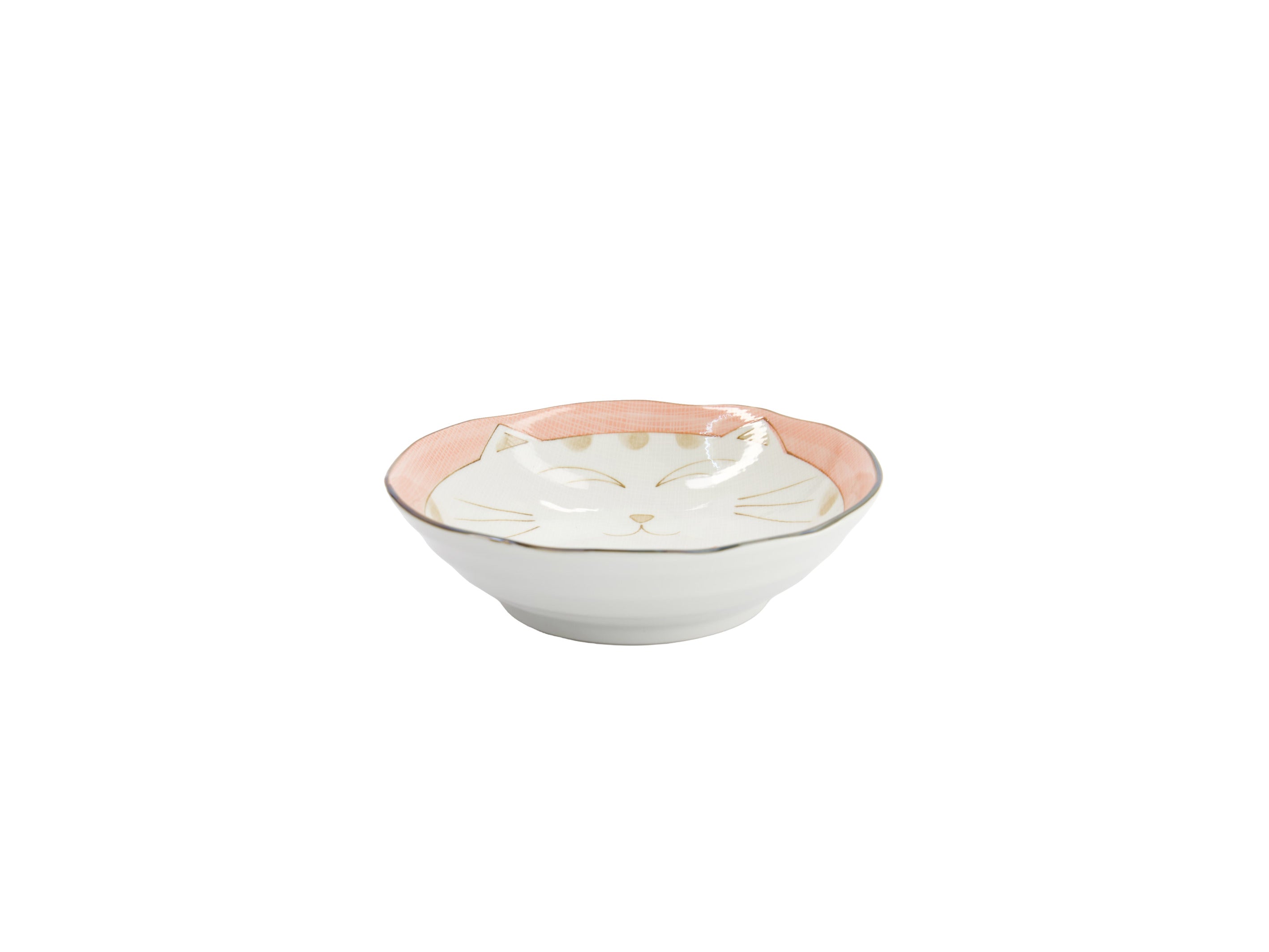 Tokyo Design Kawaii Neko Cat Bowl 16.5x5cm - Pink