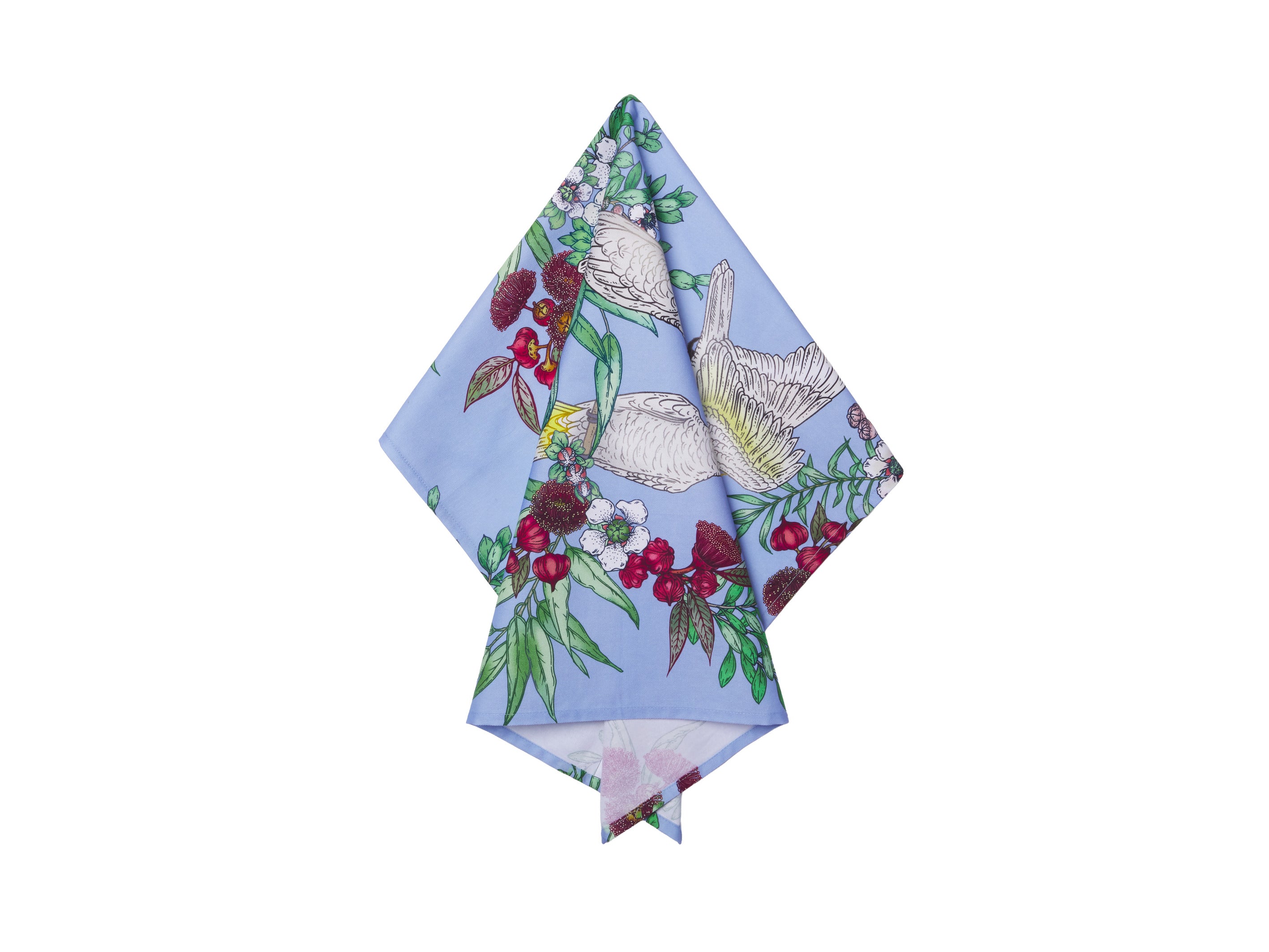 Maxwell & Williams Eloise Short Native Grace Yellow Crested Cockatoo Tea Towel 50x70cm