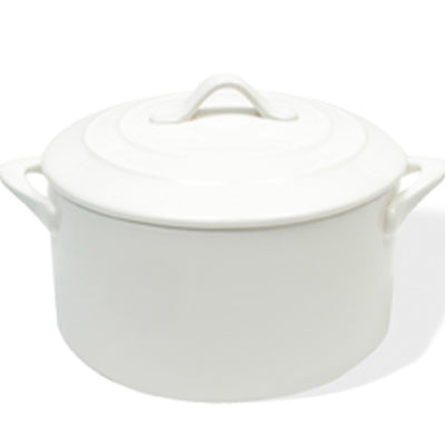 Maxwell & Williams White Basics Oven Chef Round Casserole 1.3L Gift Boxed