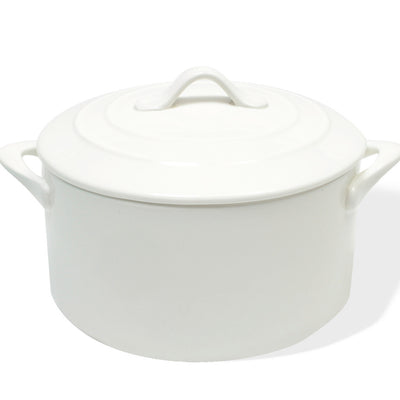 Maxwell & Williams White Basics Oven Chef Round Casserole 2.5L Gift Boxed