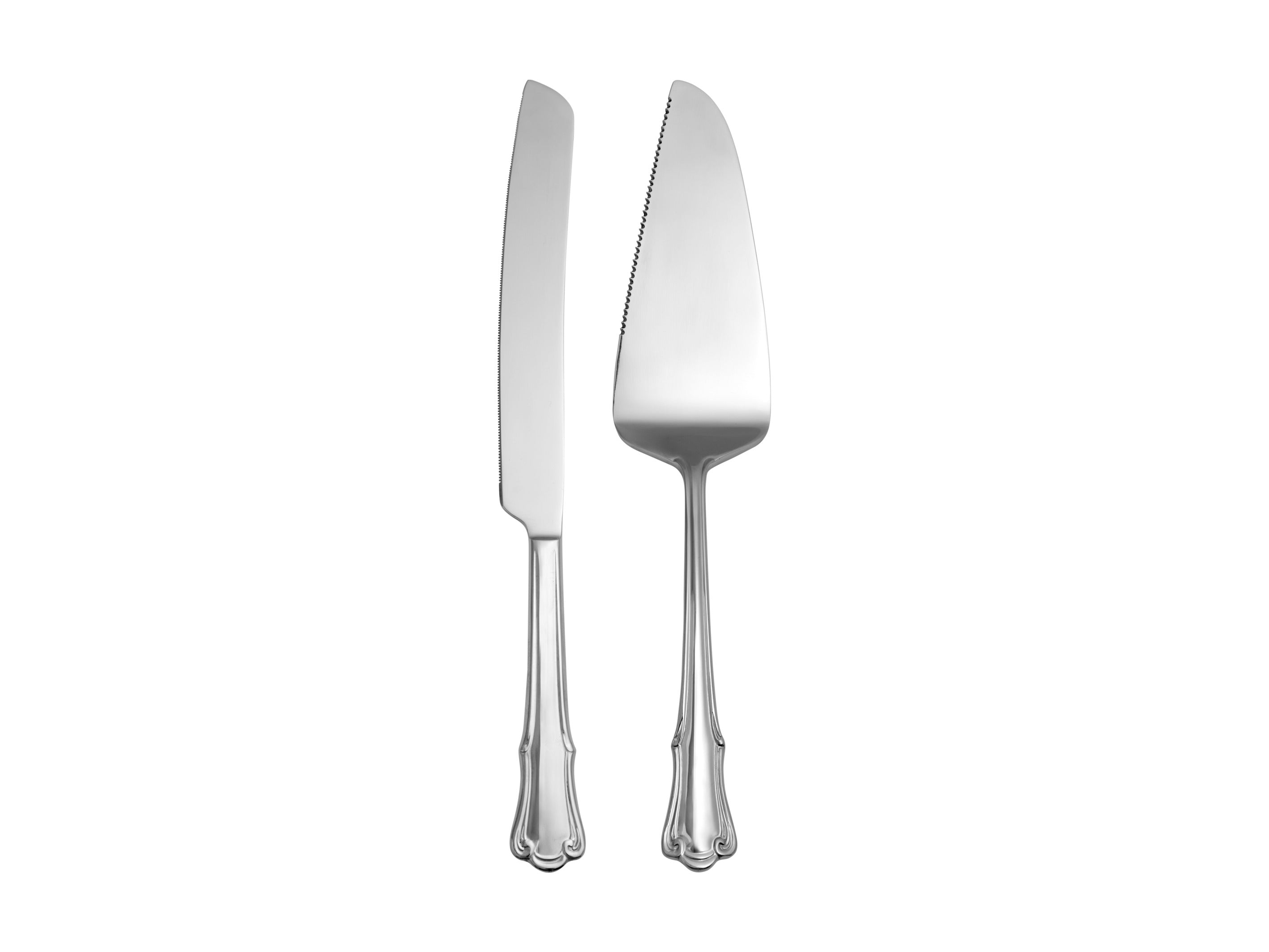 Casa Domani Castello Cake Serving 2pc - Stainless Steel