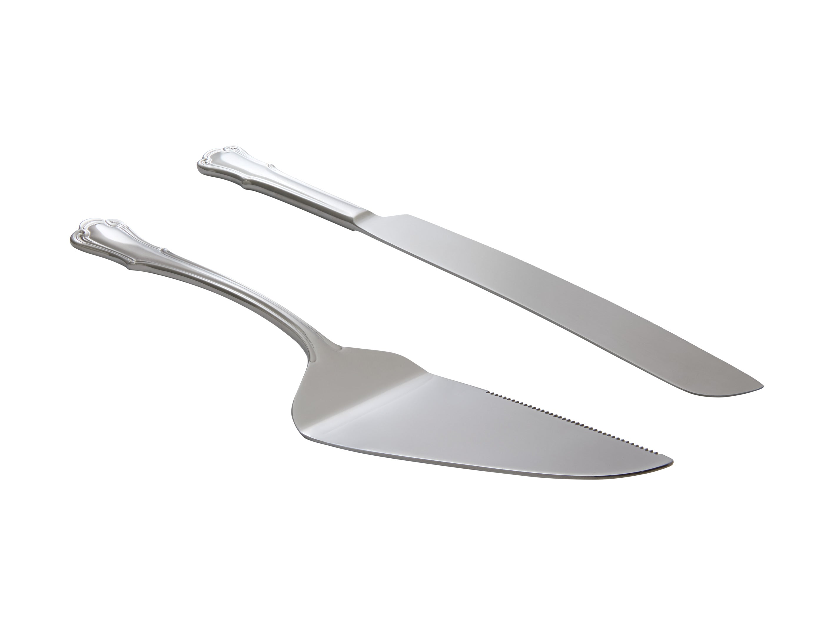 Casa Domani Castello Cake Serving 2pc - Stainless Steel