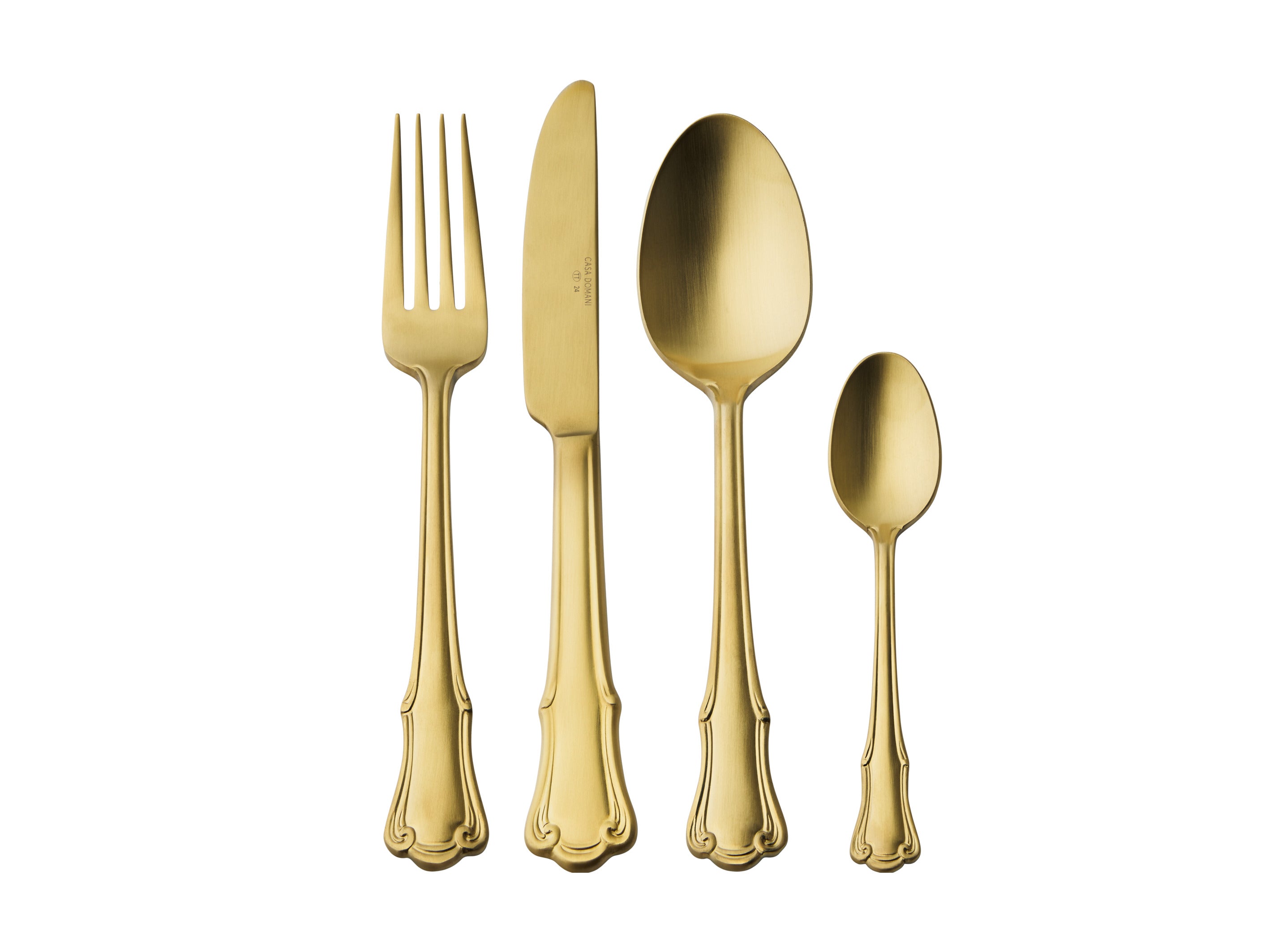 Casa Domani Castello Cutlery Set 16pc - Champagne