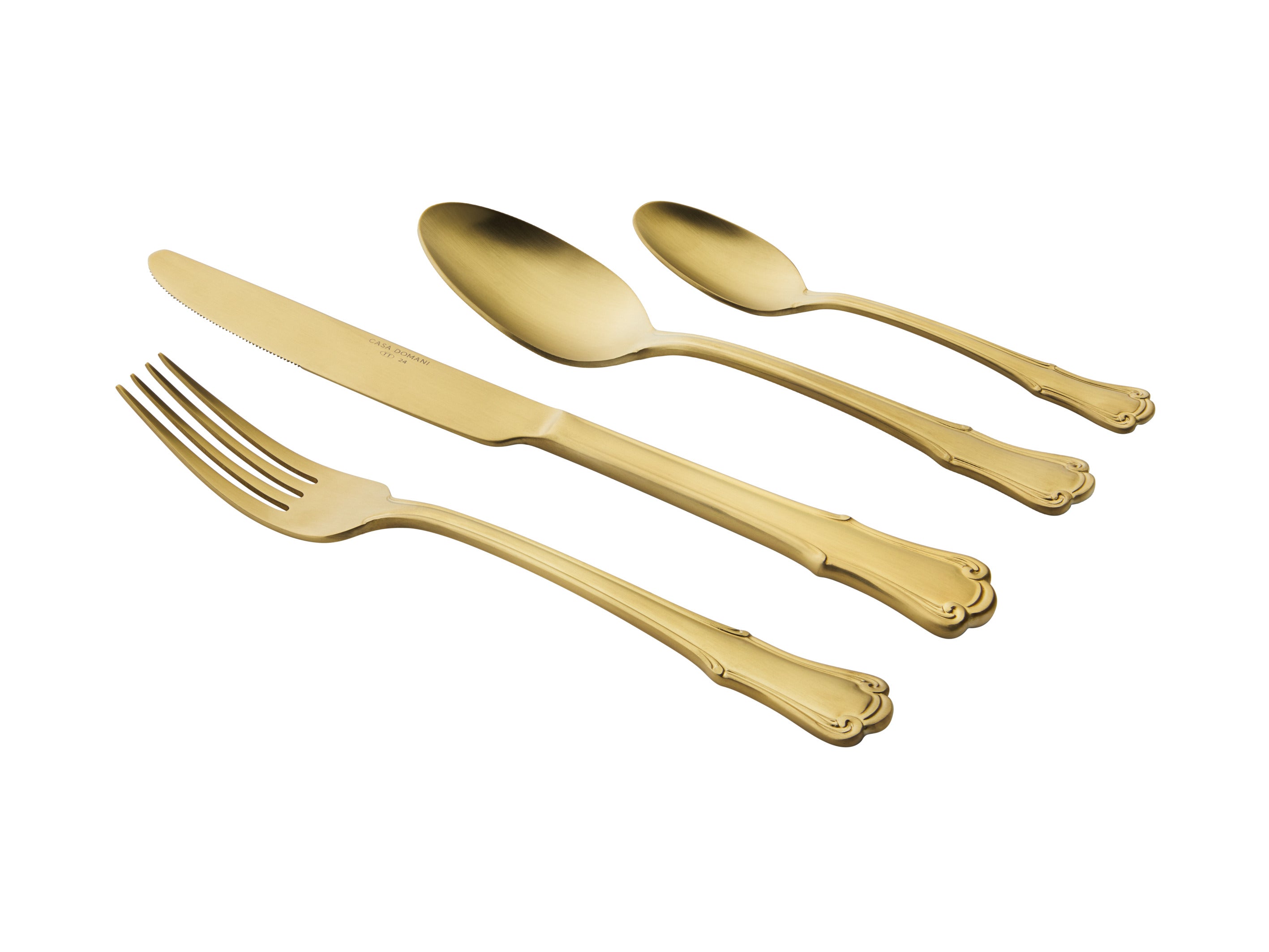 Casa Domani Castello Cutlery Set 16pc - Champagne