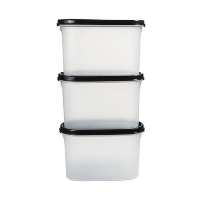Tupperware Modular Oval Dry Food Container Set of 3 - Gift Boxed