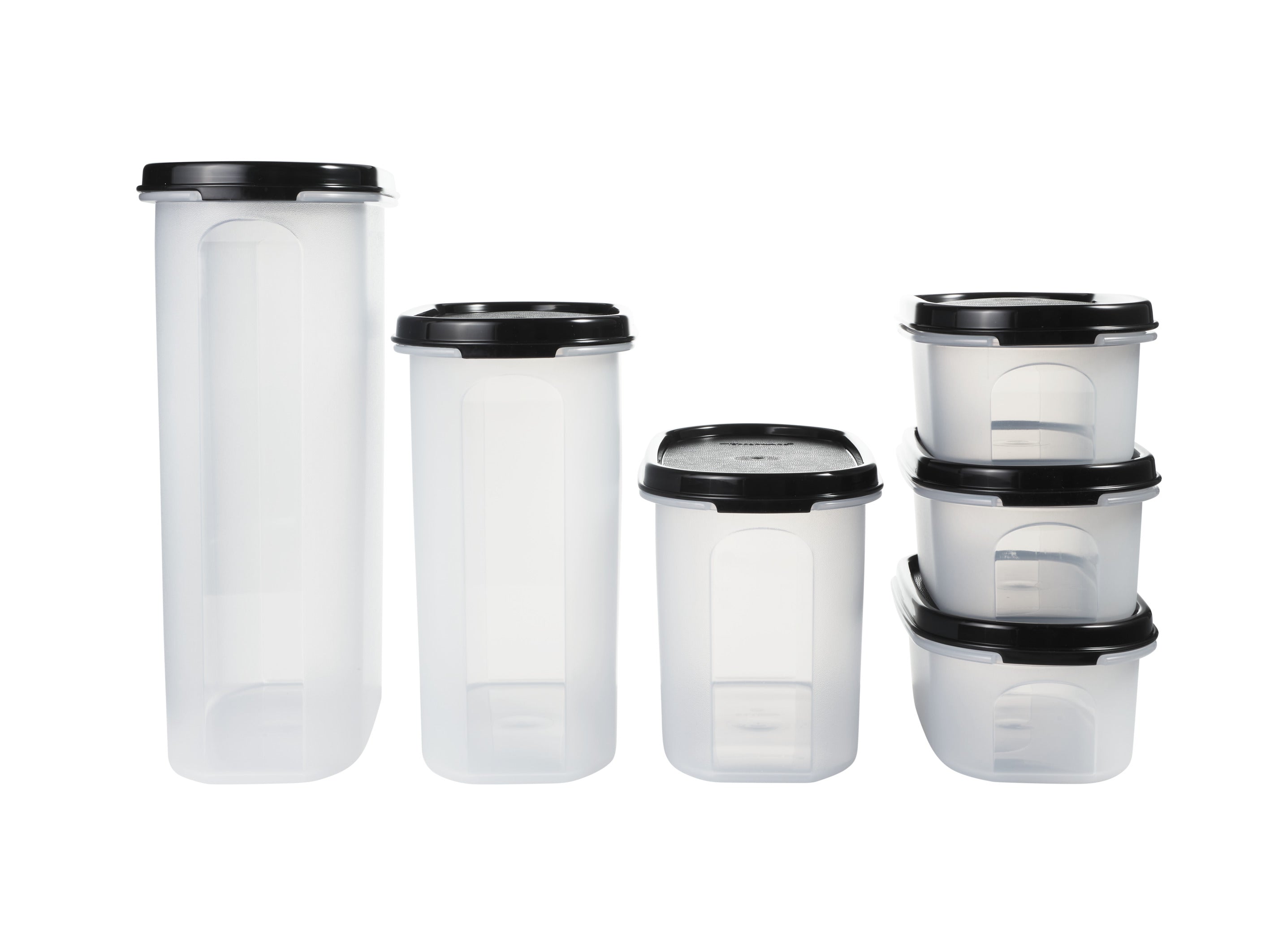 Tupperware Modular Oval Dry Food Container Set of 6 - Gift Boxed