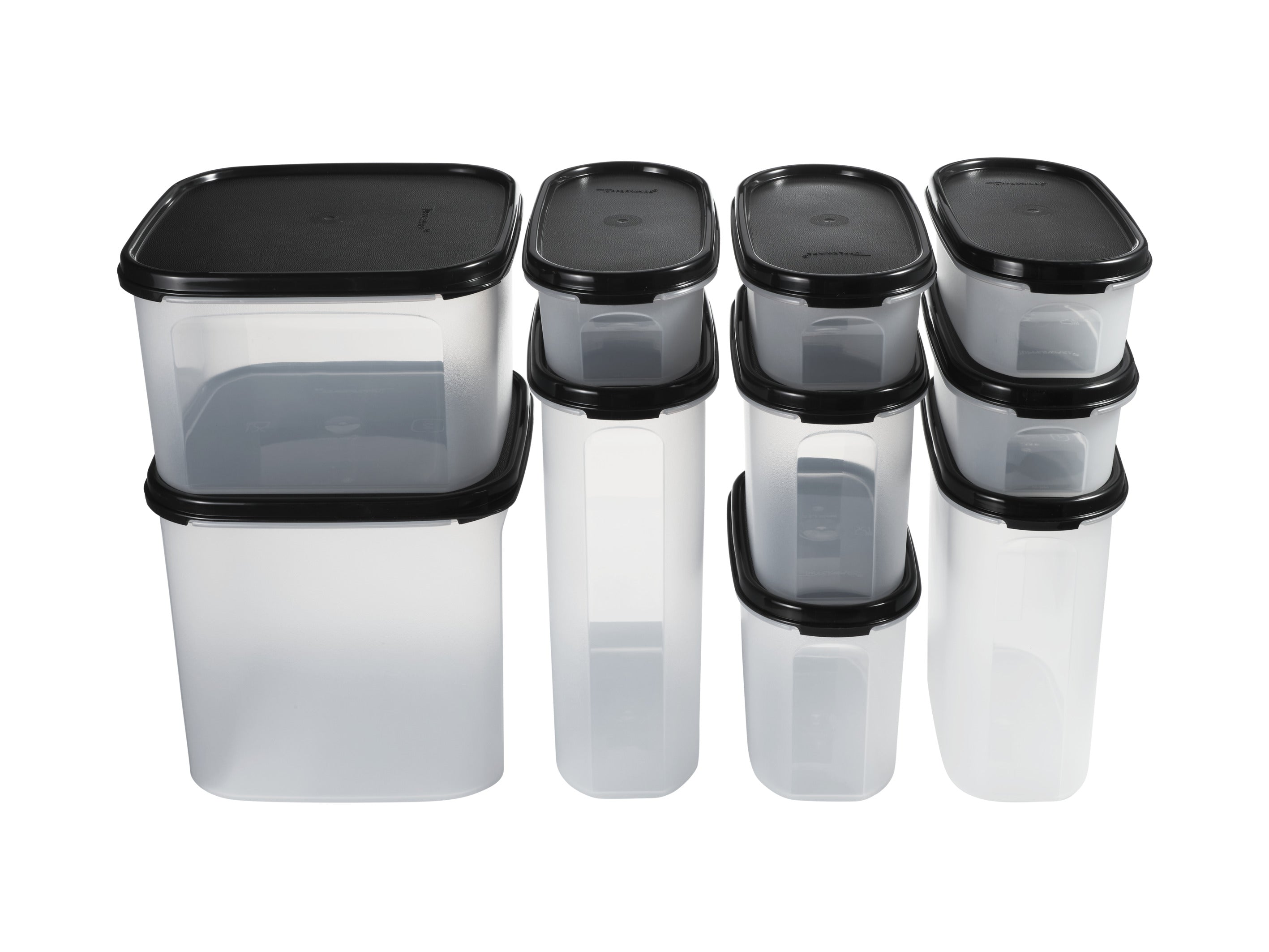 Tupperware Modular Dry Food Container Set of 10 - Gift Boxed