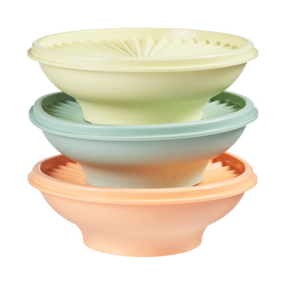 Tupperware Heritage Salad Bowl Set of 3 - 400ml