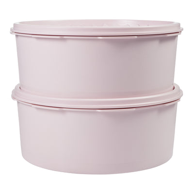 Tupperware Heritage Canister Set of 2 1.8L - Pink