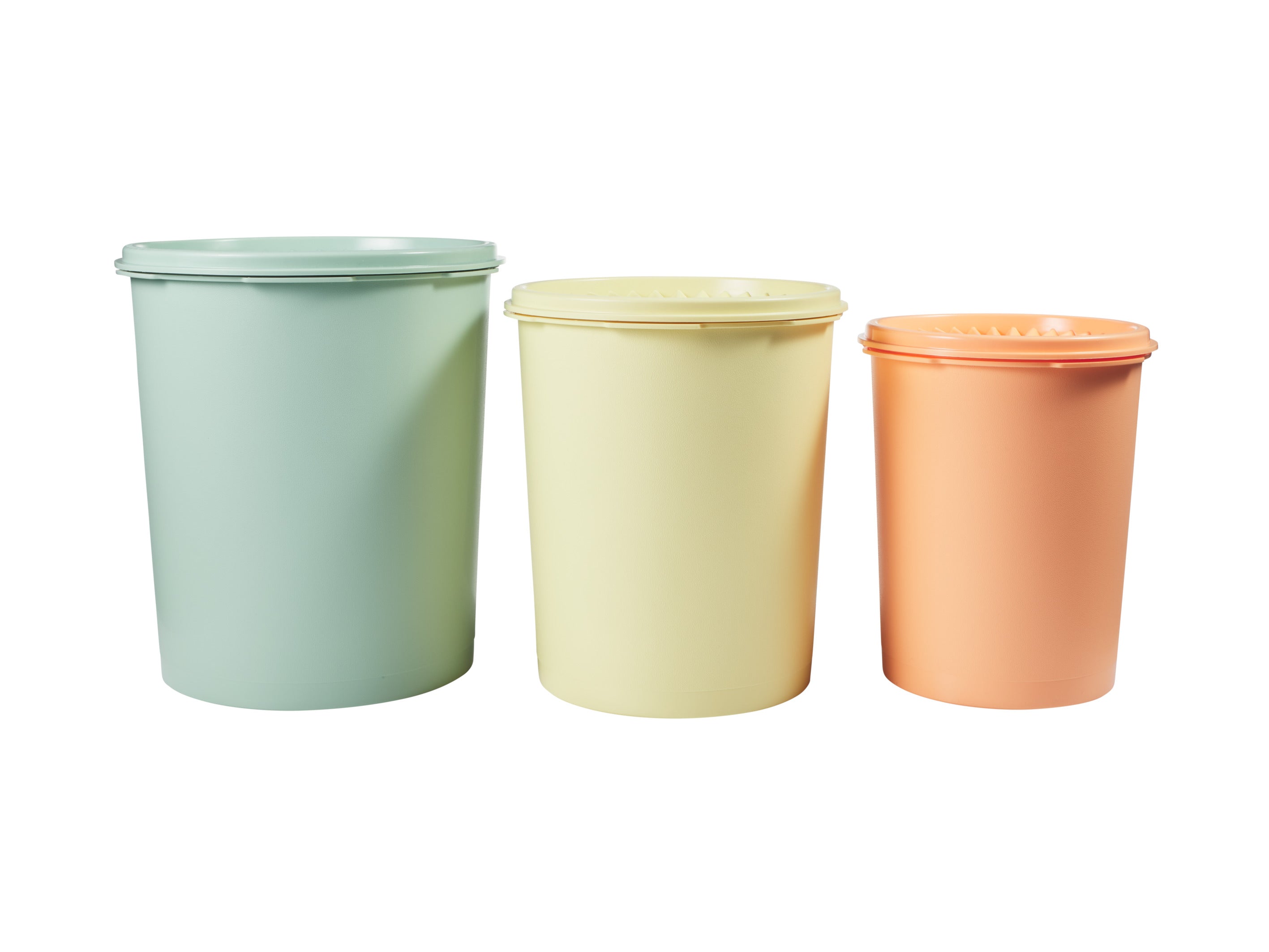 Tupperware Heritage Canister Set of 3 - 1.2L / 1.8L / 2.7L