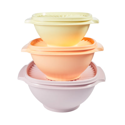 Tupperware Heritage Bowl Set of 3 860ml - / 1.3L / 1.9L