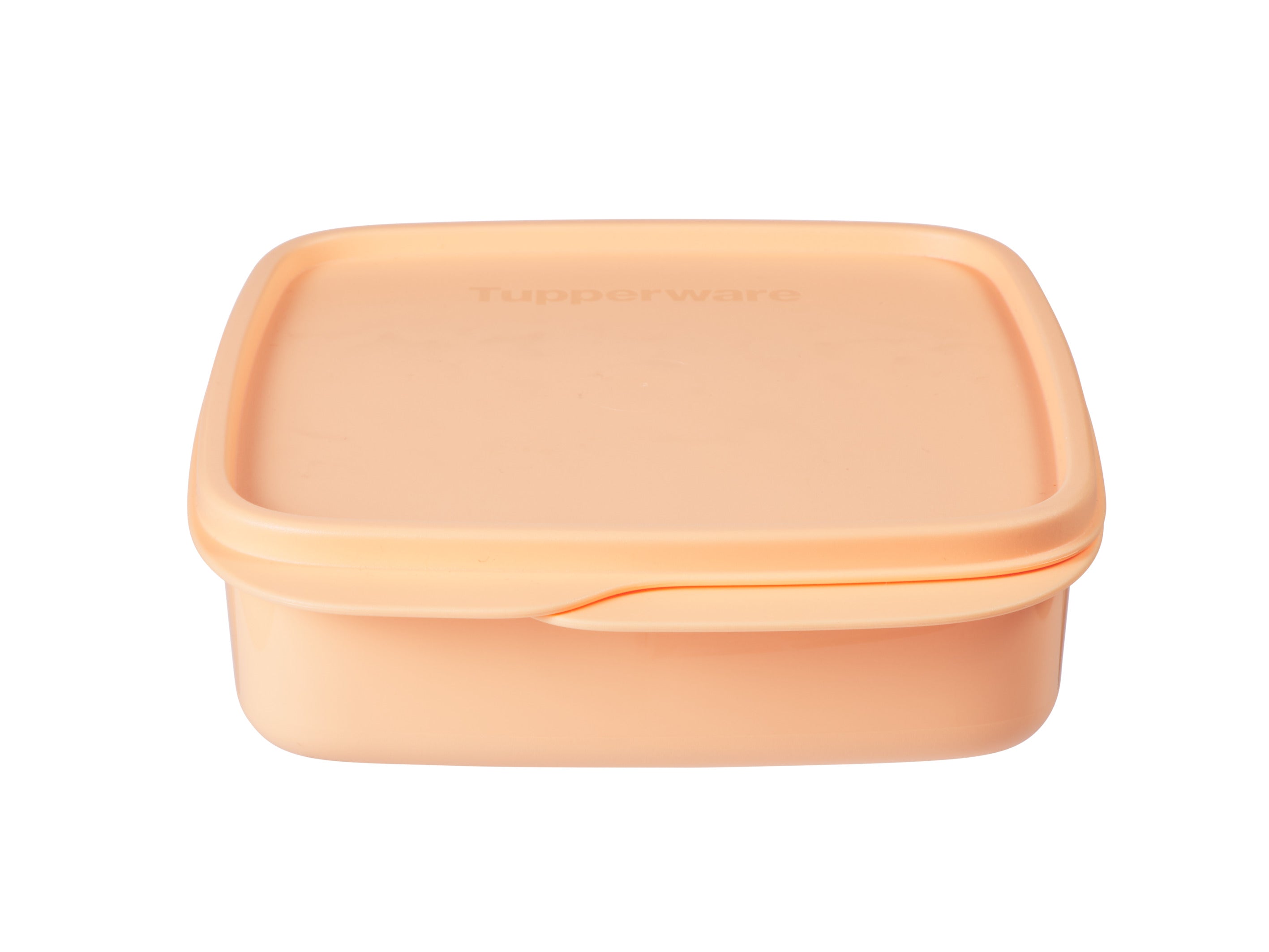 Tupperware Divided Square Lunch Box 550ml - Orange