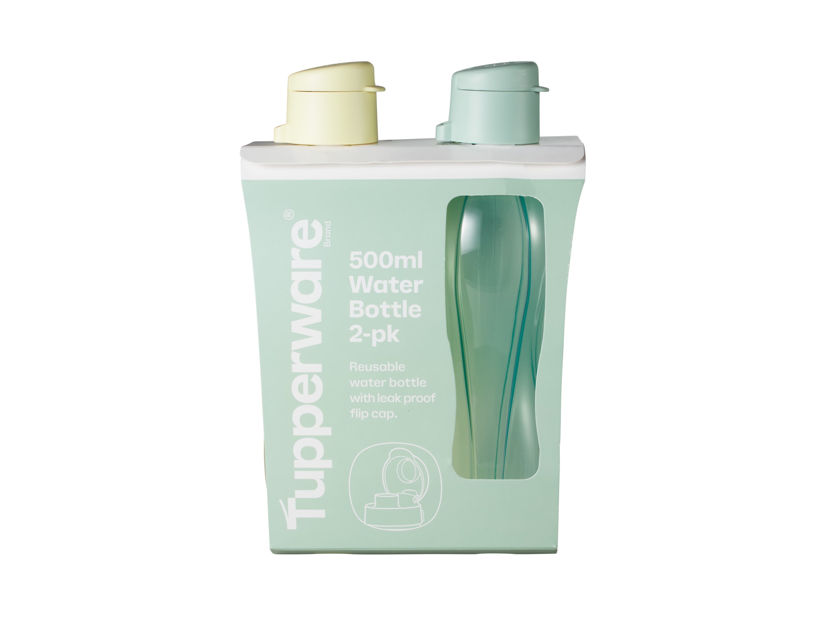 Tupperware Eco Water Bottle Set of 2 - 500ml