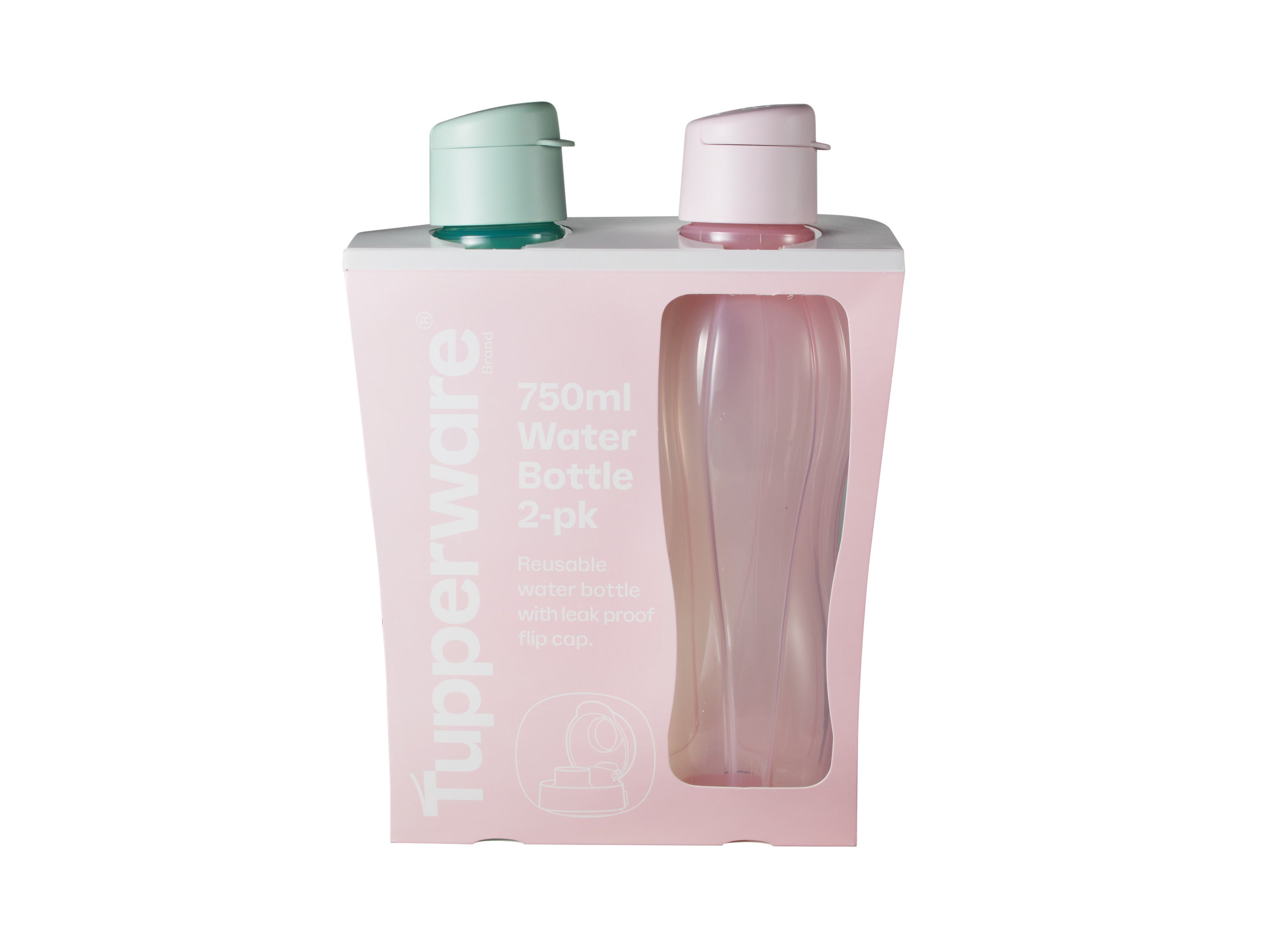 Tupperware Eco Water Bottle Set of 2 - 750ml