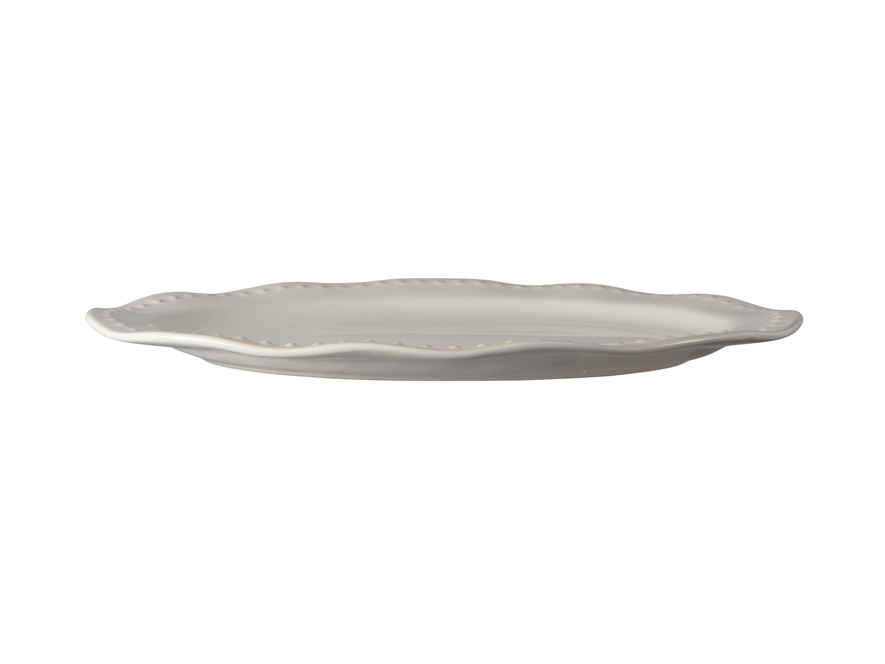 Casa Domani Punto Rim Oval Platter 35x25cm