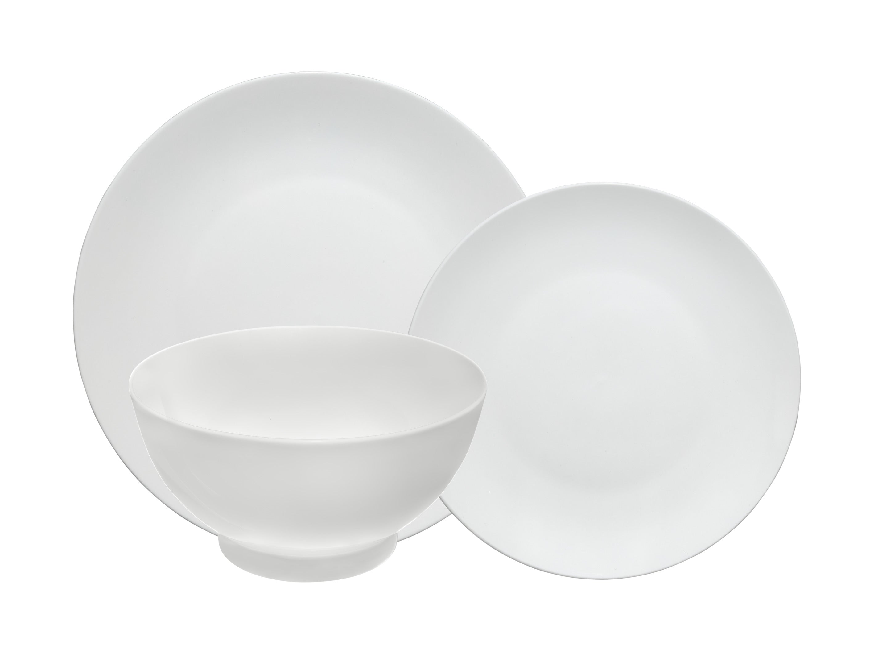 Maxwell & Williams White Basics Dynasty Coupe Dinner Set 12pc