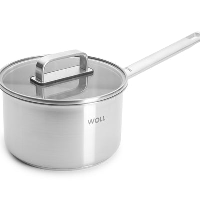 Woll Steel Saucepan With Lid 18cm / 2.6L - Gift Boxed