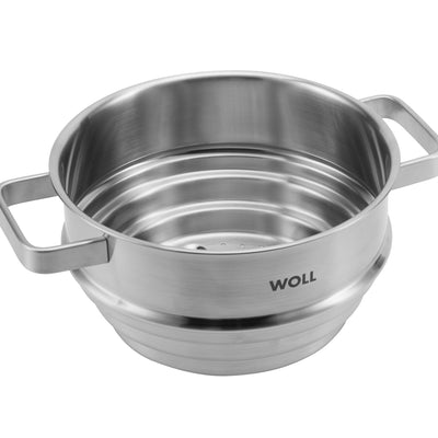 Woll Steel Universal Steamer 16/18/20cm - Gift Boxed