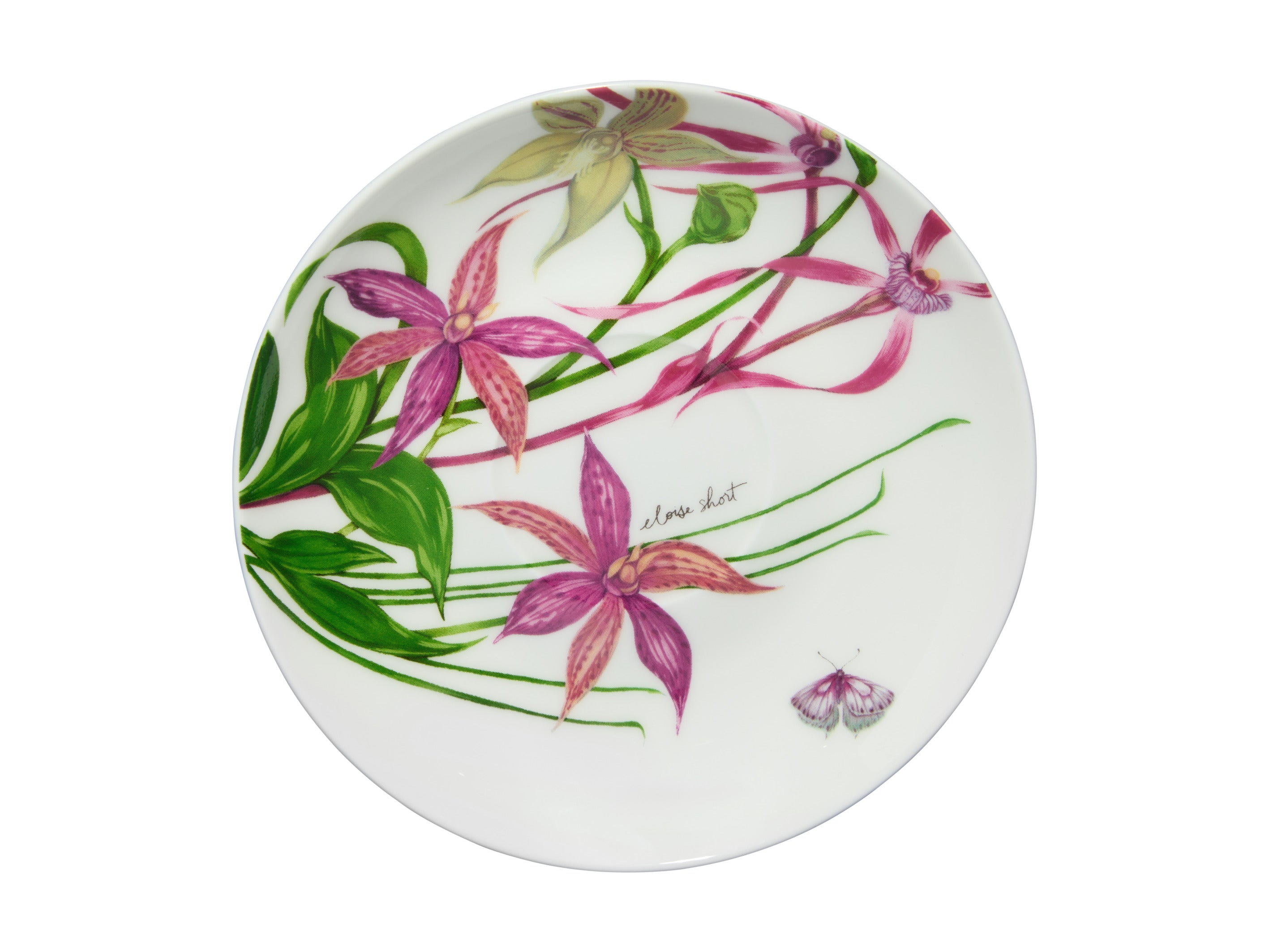 Maxwell & Williams Eloise Short Lyric Cup & Saucer 240ml - Yellow Robin